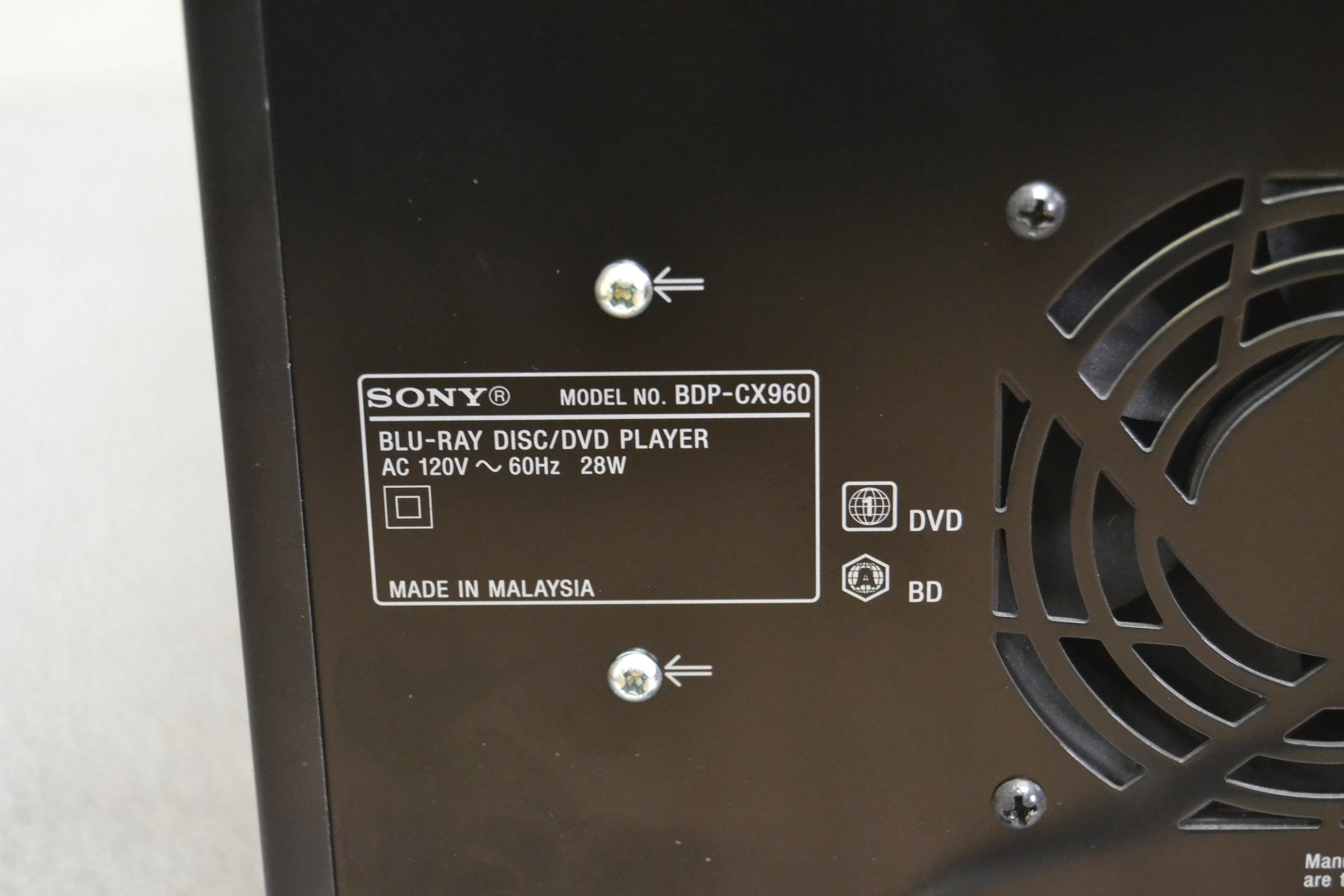 Sony BDP-CX960 Blu-ray/DVD/CD 400 Disc™ mega-changer * Remote * Manual * Please Read Noe - Image 18