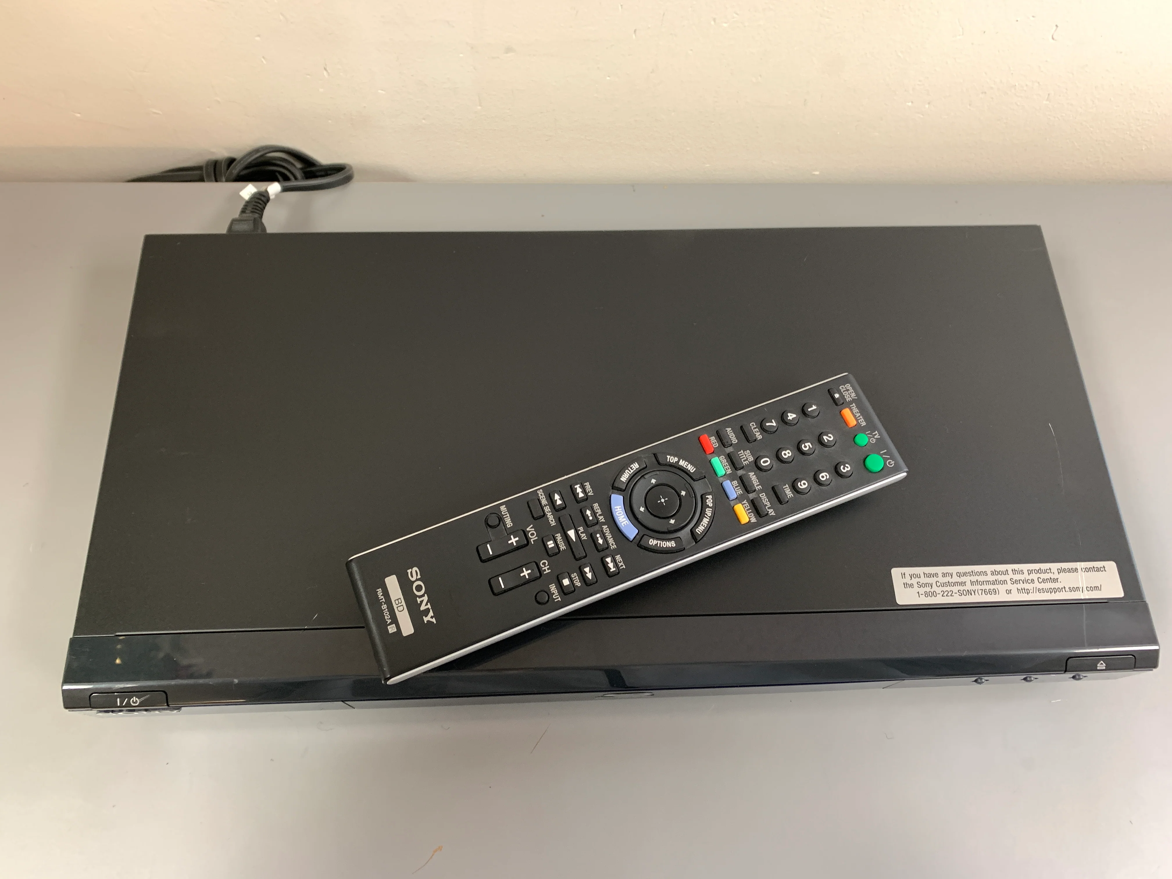 Sony Bluetooth BDP-S350 BlueRay Player * remote - Image 7