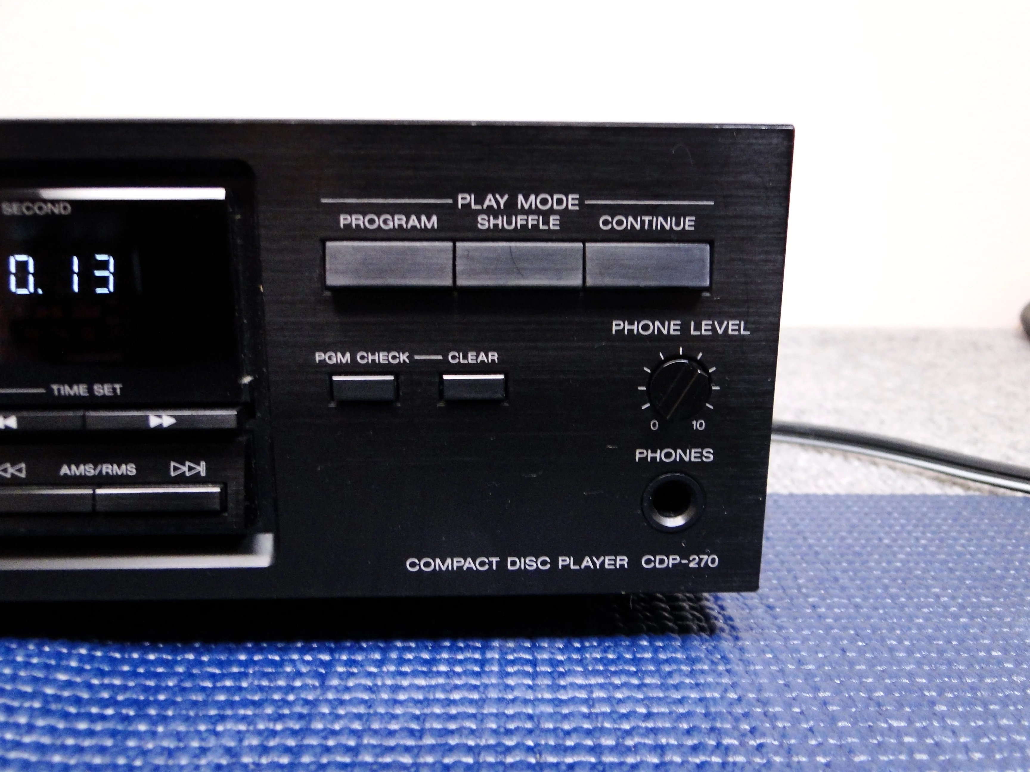 Sony CDP-270 Single CD Player * 1989 * - Image 5