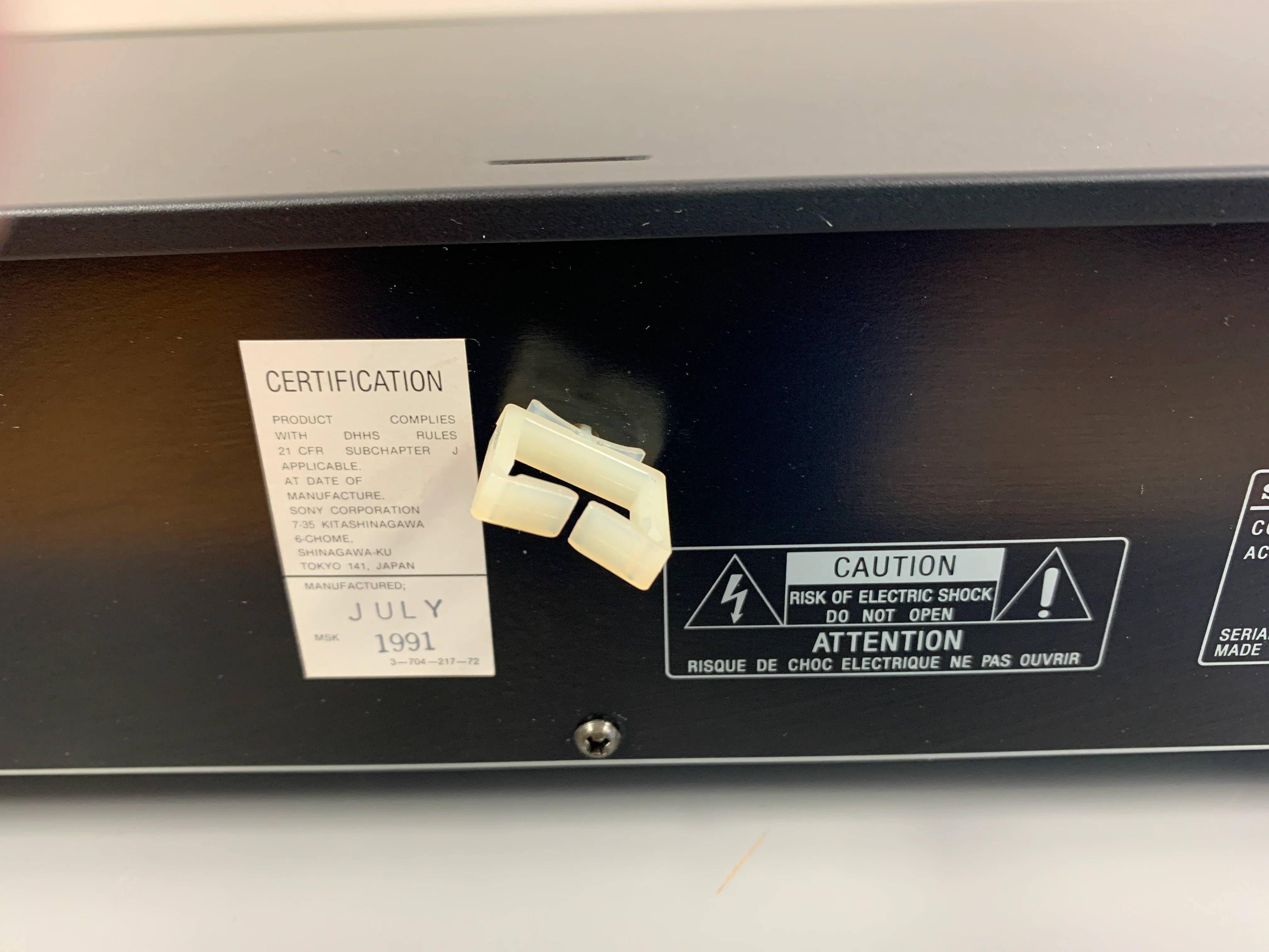 Sony CDP-491 Single CD Player - Image 12