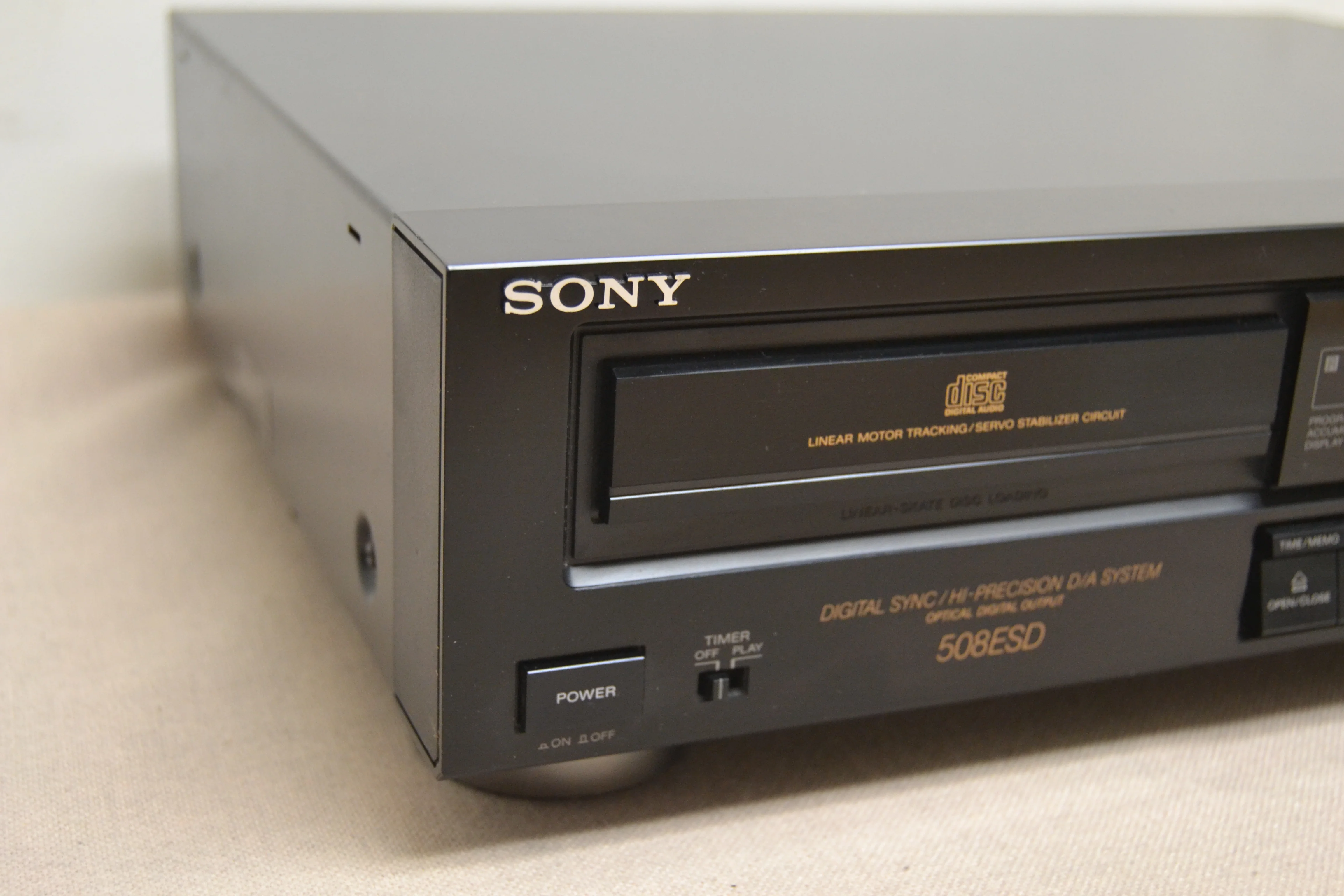 Sony CDP-508ES Single CD Player * 1989 * Remote Control - Image 6