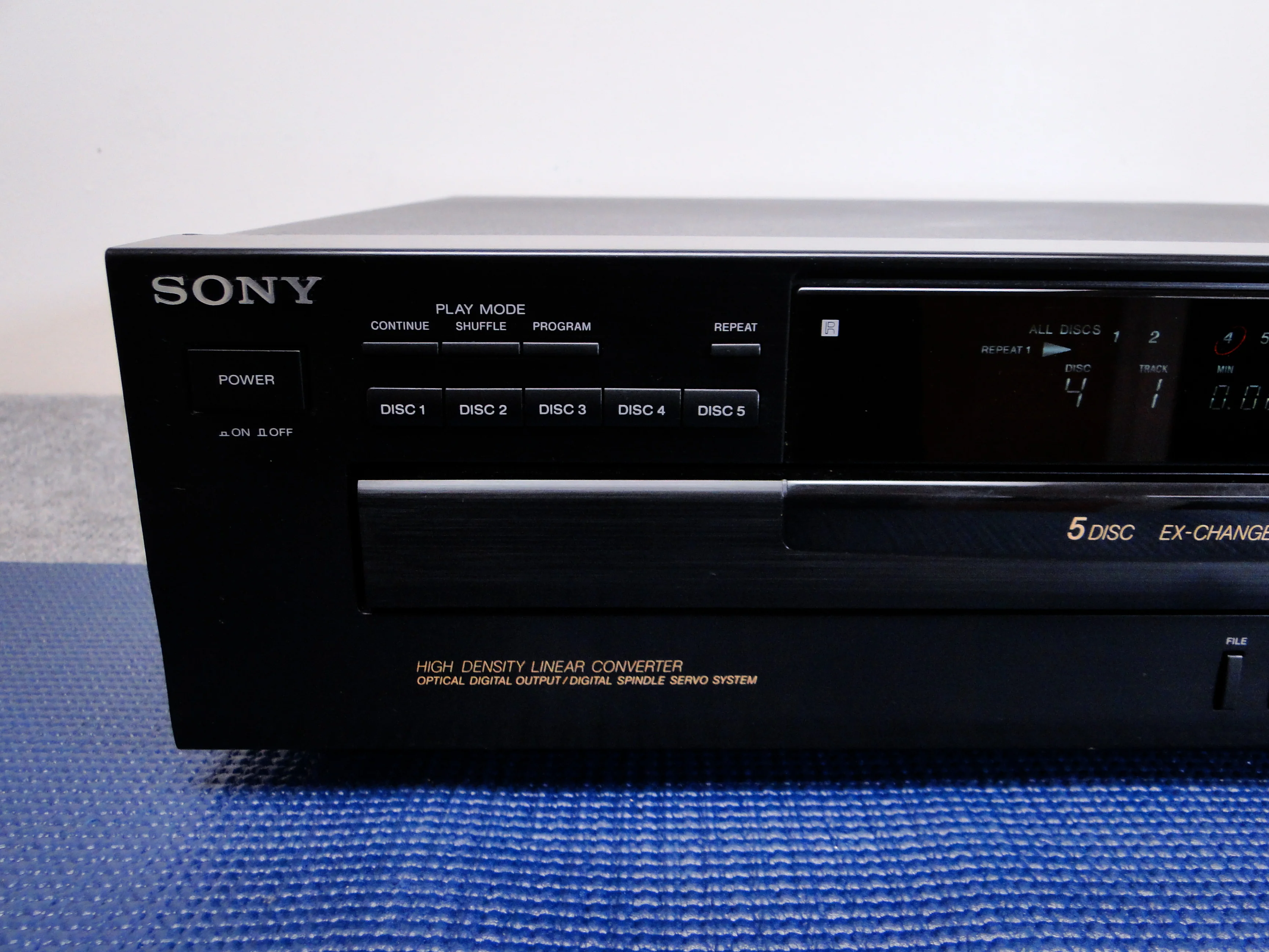 Sony CDP-C455 Cd Carousel - 5 Discs - Image 2