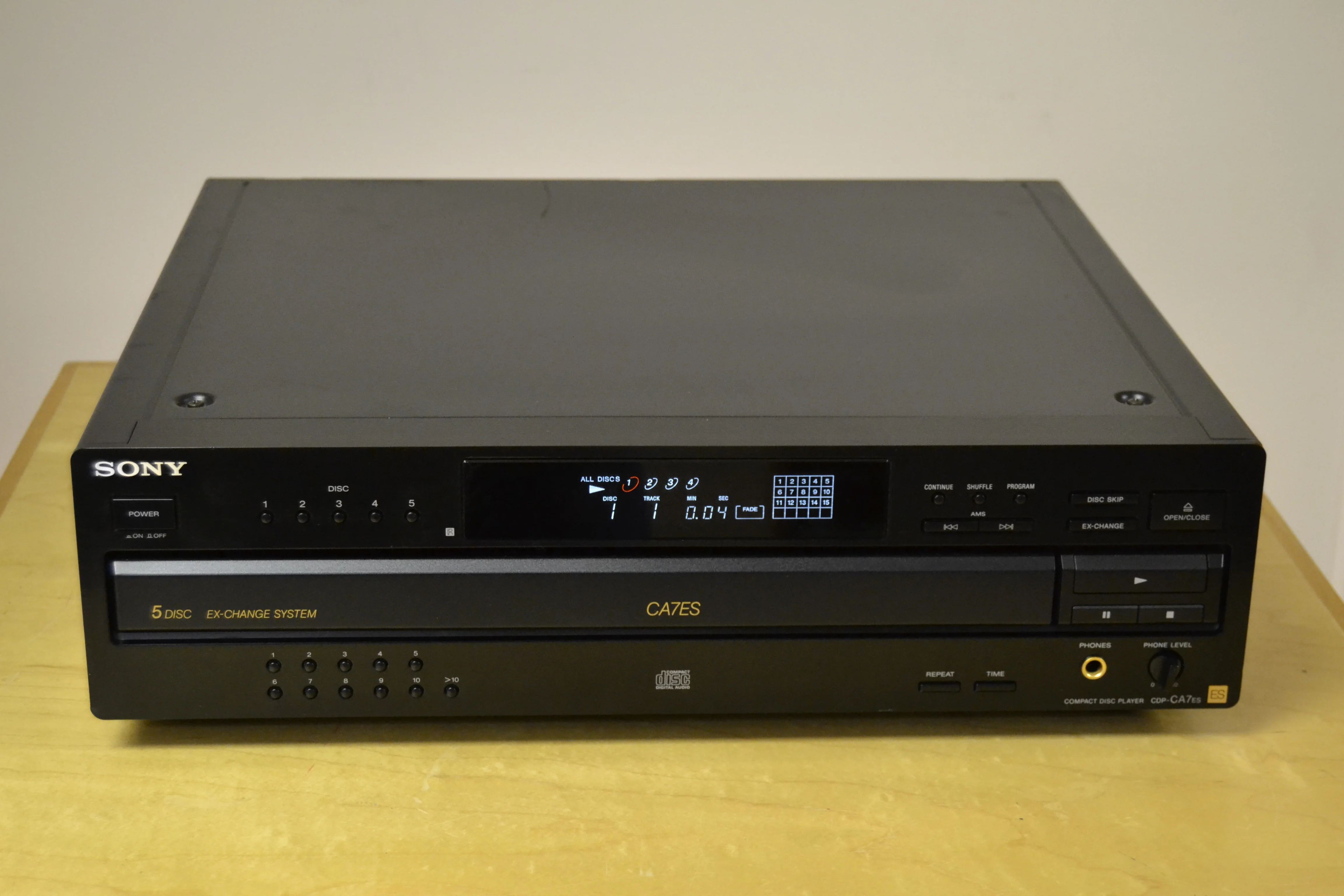 Sony CDP-CA7es CD Carousel 5 Discs