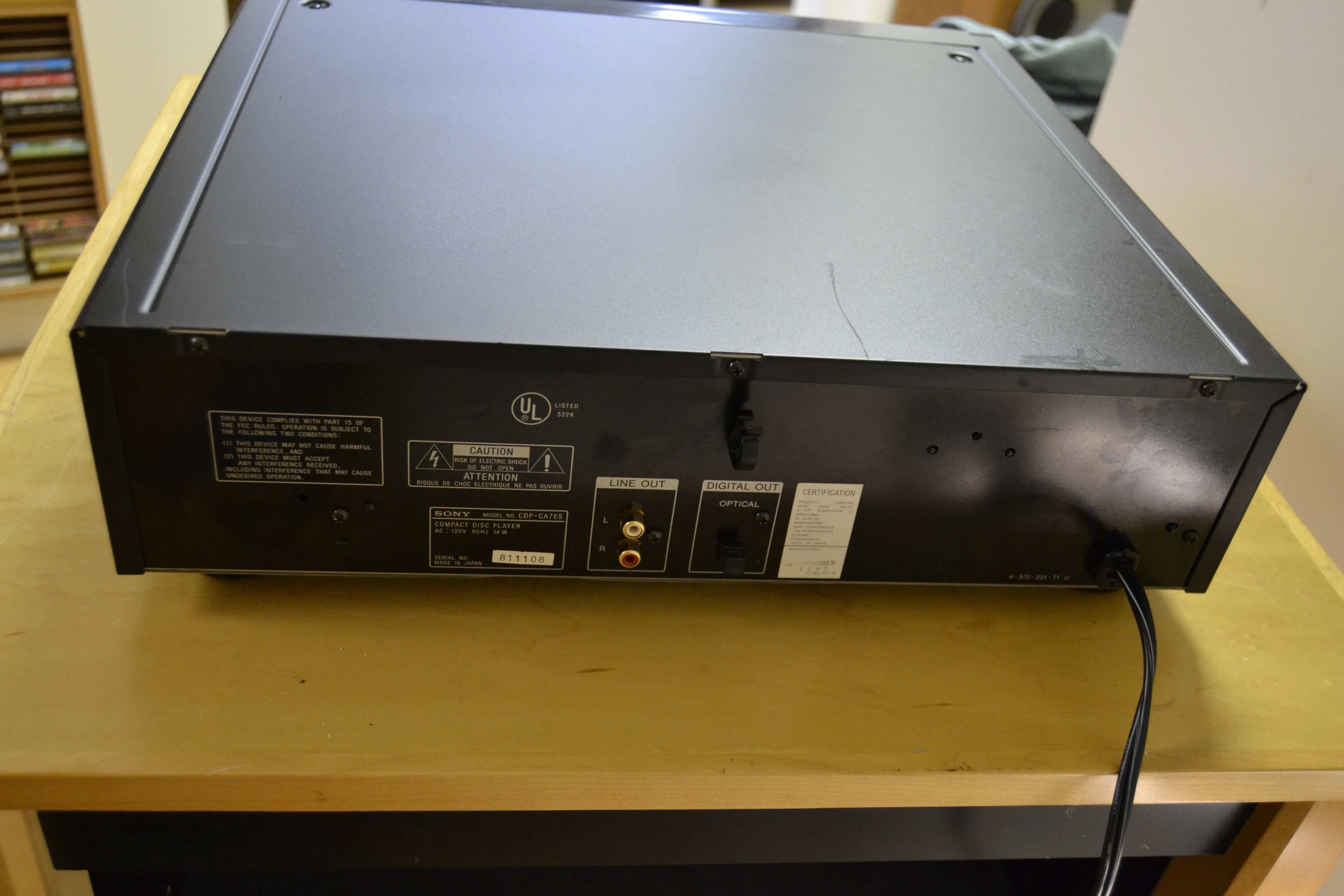Sony CDP-CA7es CD Carousel 5 Discs - Image 8