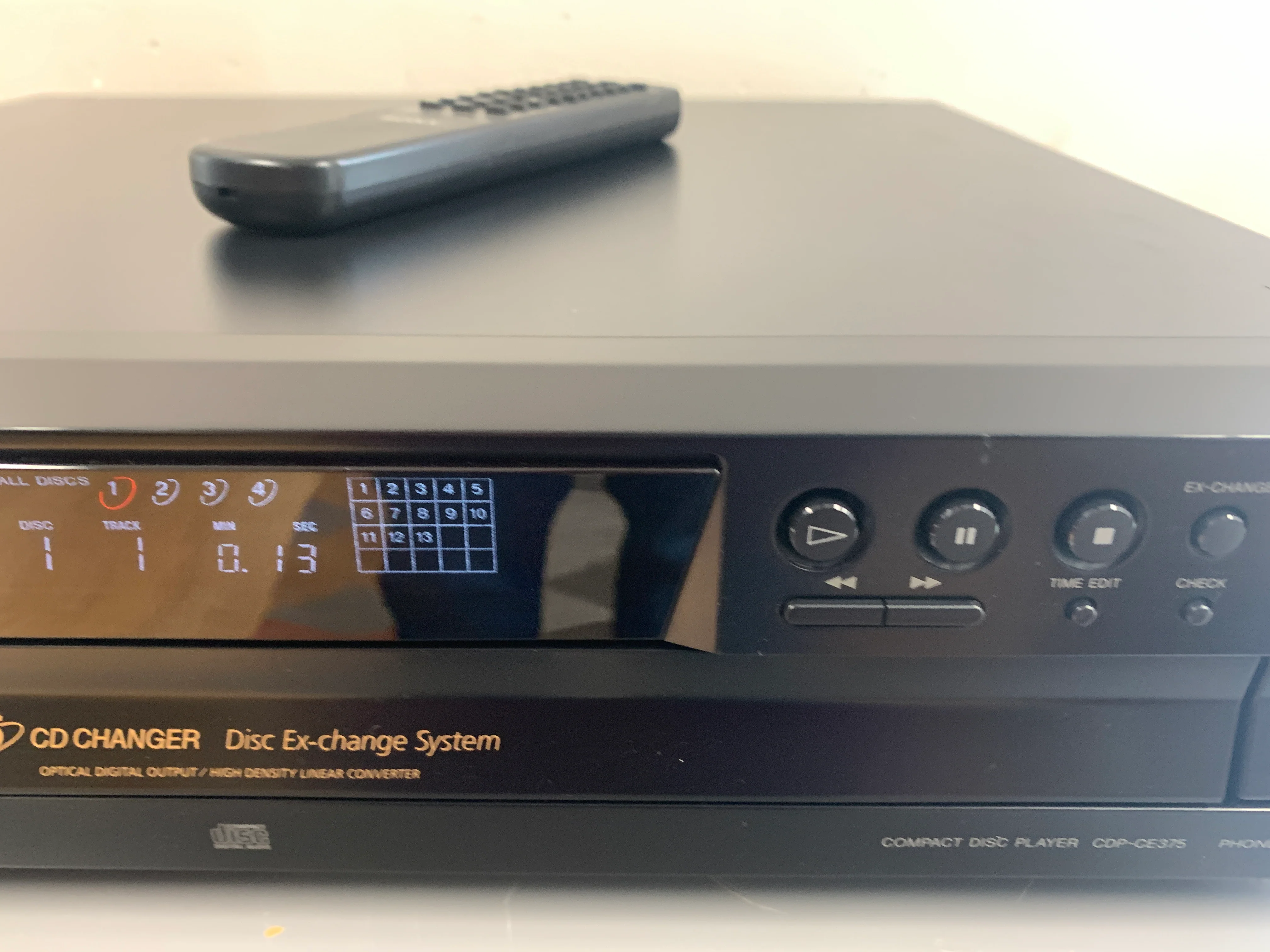 Sony CDP-CE375 Cd Carousel * 5 Discs * Remote Control - Image 4