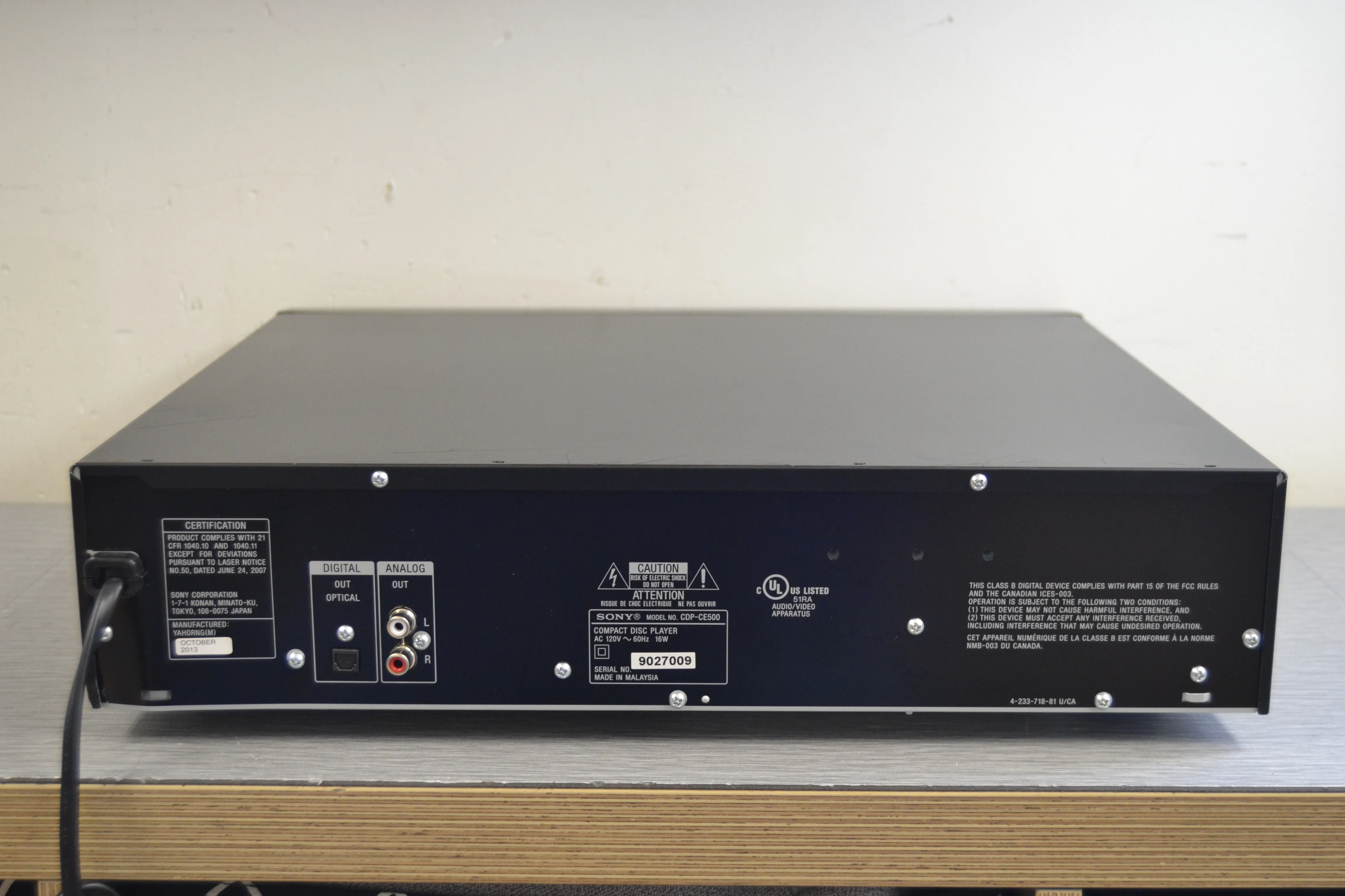 Sony CDP-CE500 CD Carousel 5 Discs / USB Recorder - Image 12