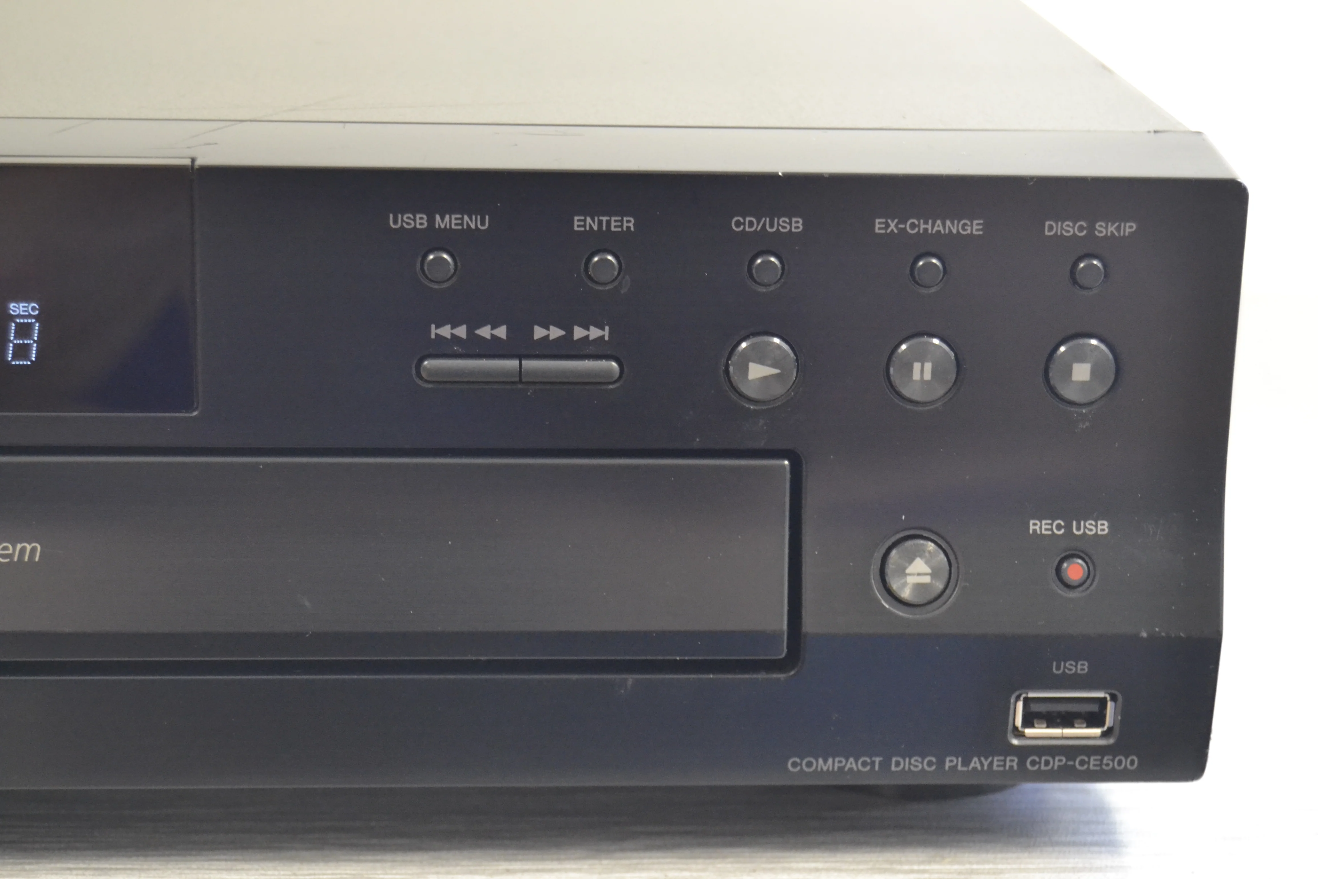 Sony CDP-CE500 CD Carousel 5 Discs / USB Recorder - Image 5