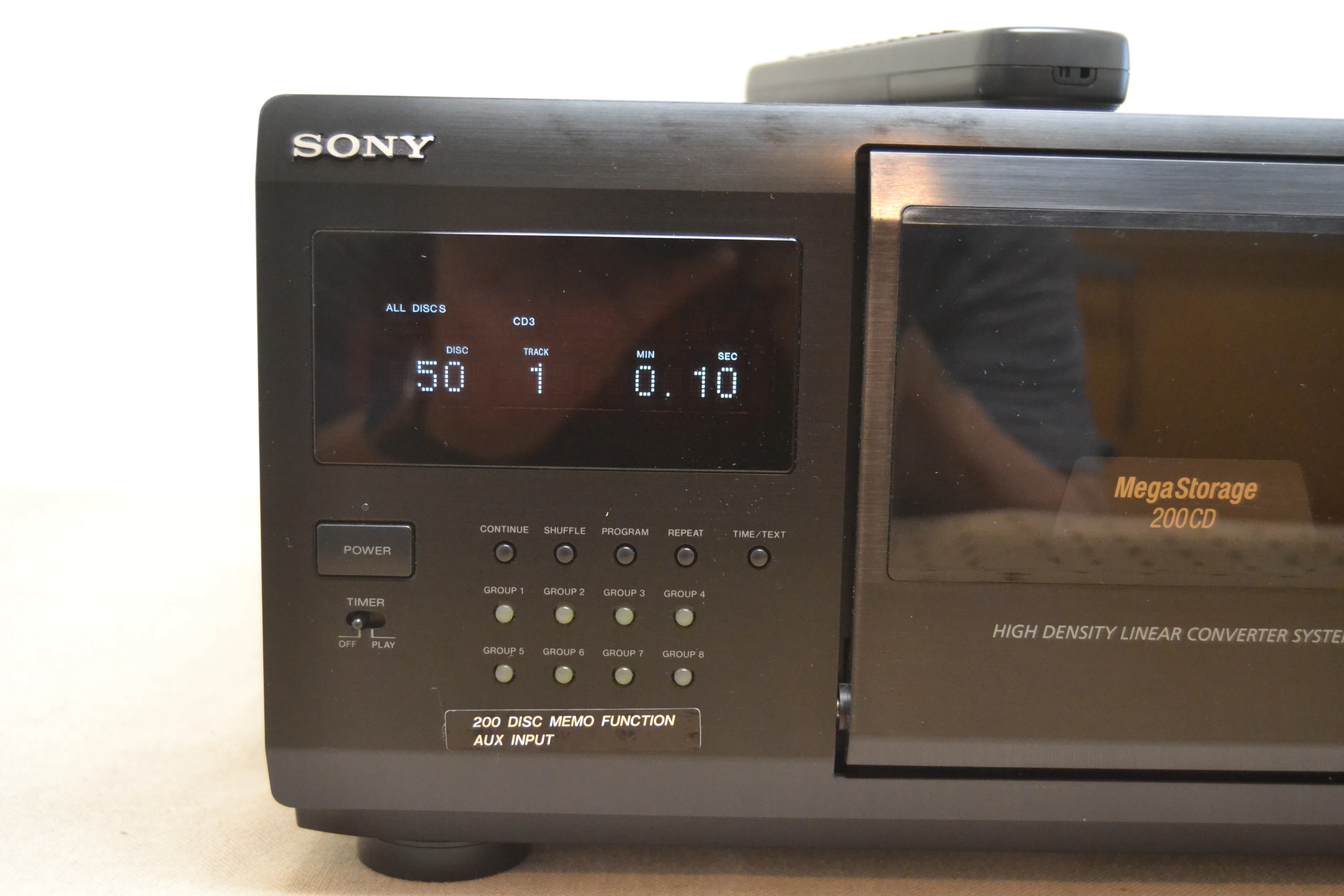 Sony CDP-CX255 - 200 Cd Mega Storage Disc Player * Remote Control - Image 2