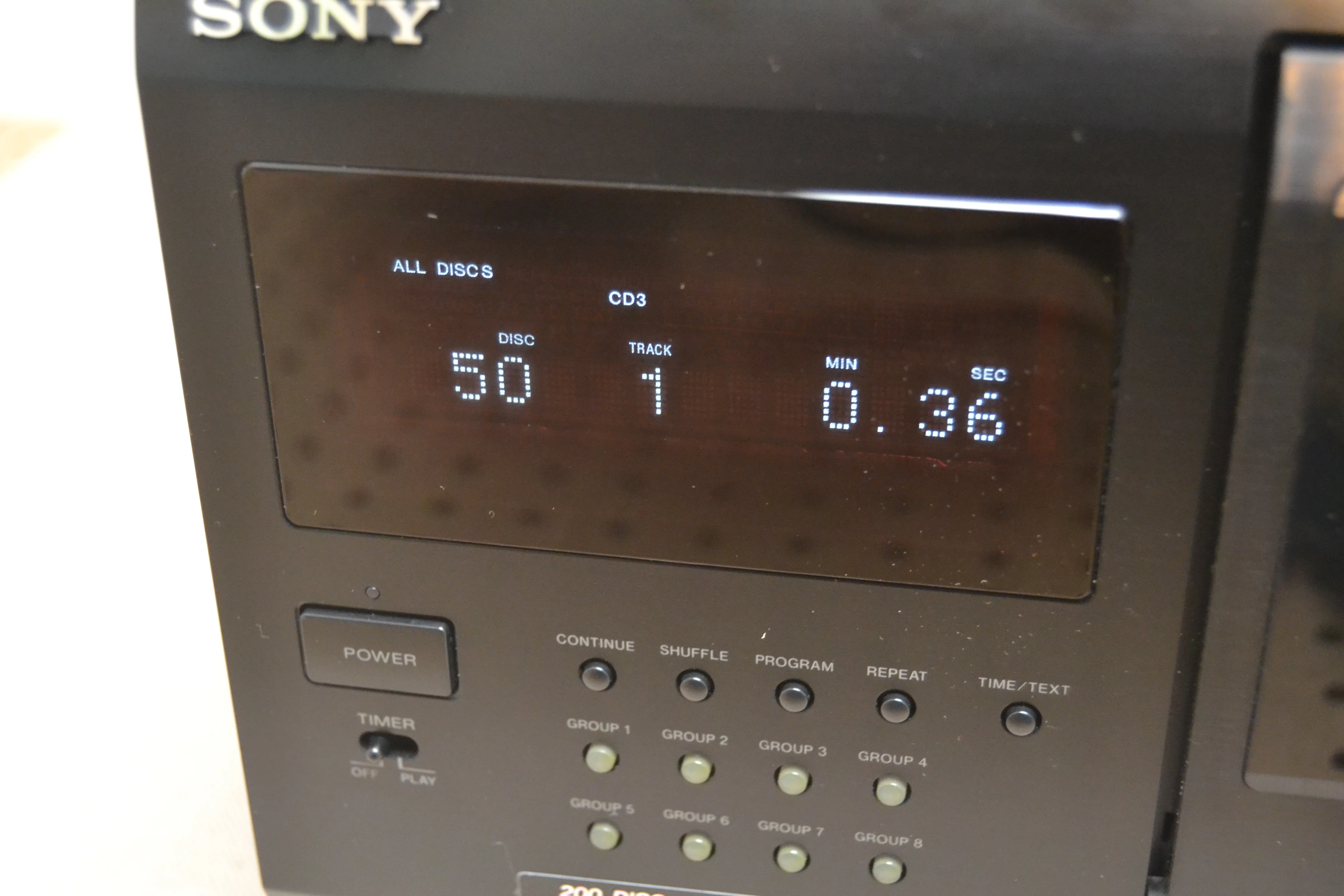 Sony CDP-CX255 - 200 Cd Mega Storage Disc Player * Remote Control - Image 6