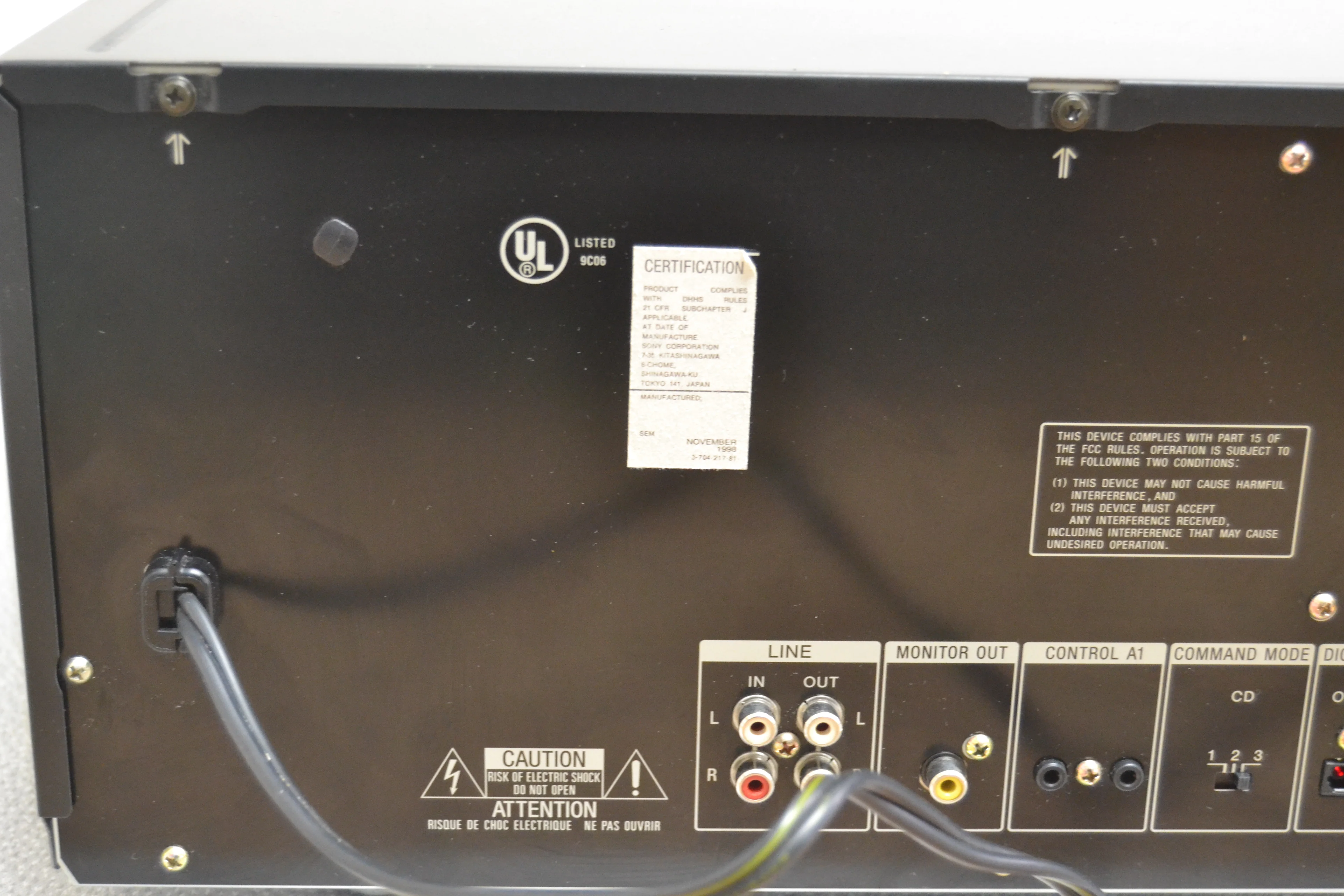 Sony CDP-CX270 CD Carousel 200 Discs - Image 8