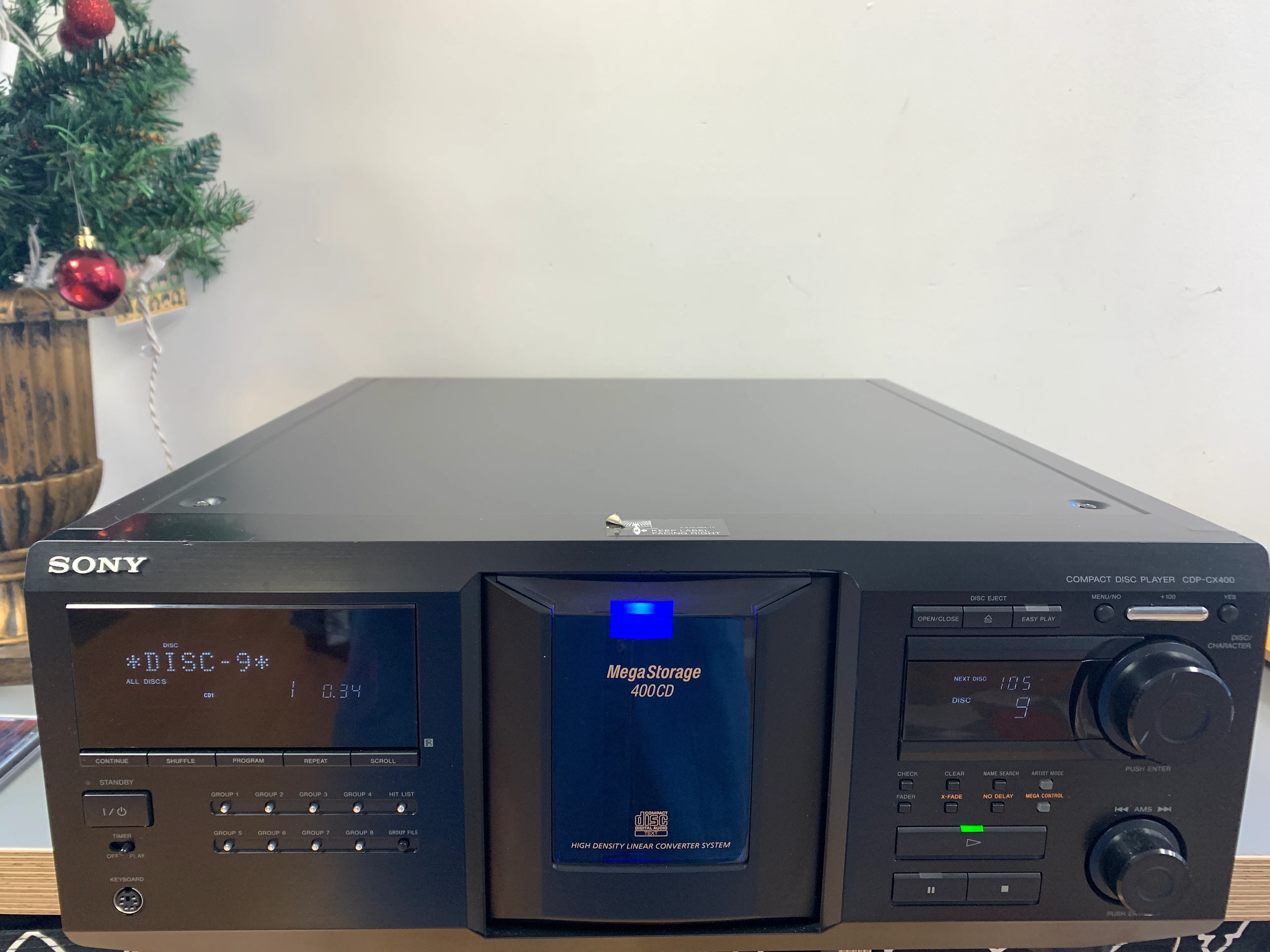 Sony CDP-CX400 Mega Storage CD Player * remote