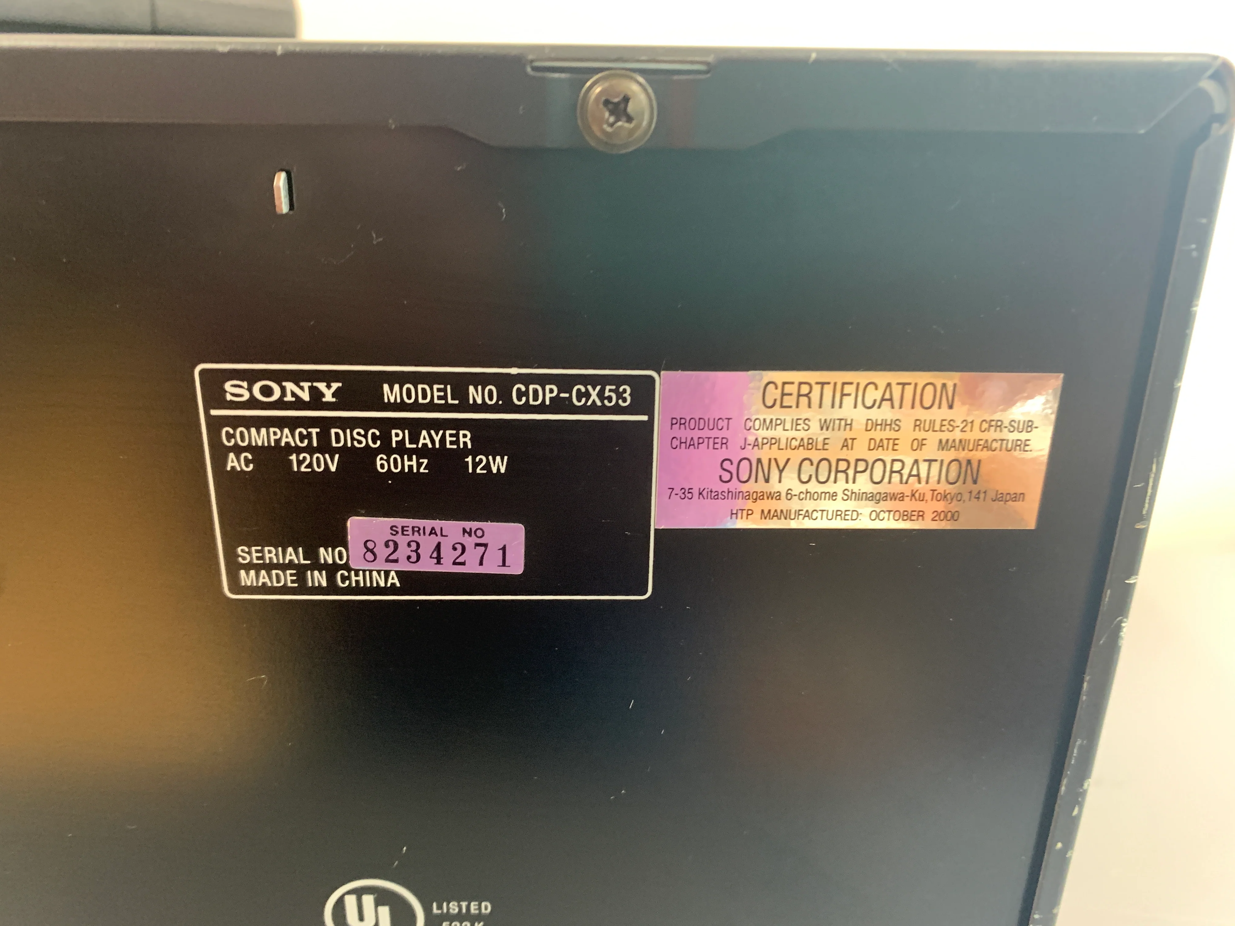 Sony CDP-CX53 CD Changer 50+1 CD * Remote Control - Image 16