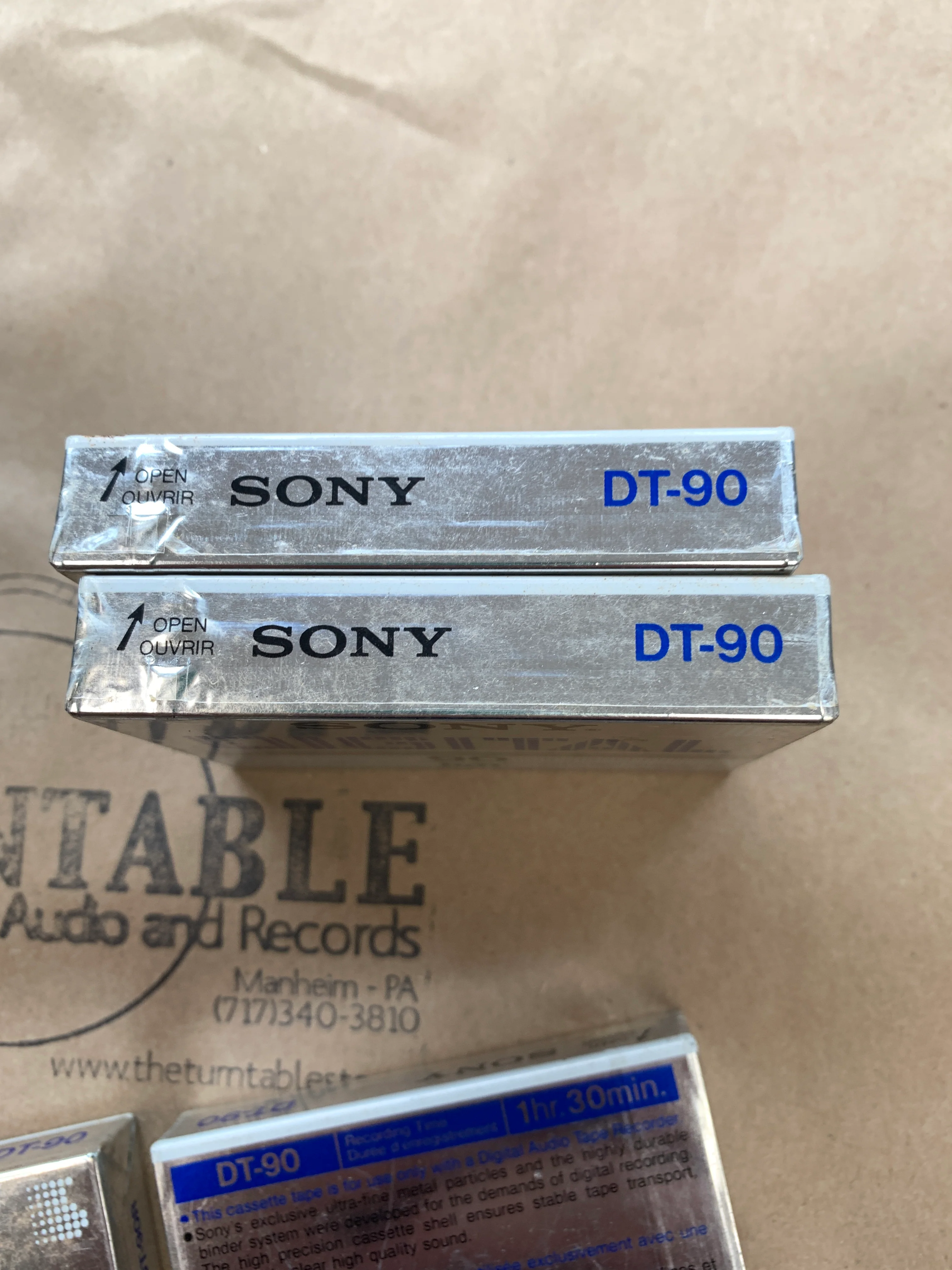 Sony Digital DT-90 DAT Blank Tapes Sealed - Image 4