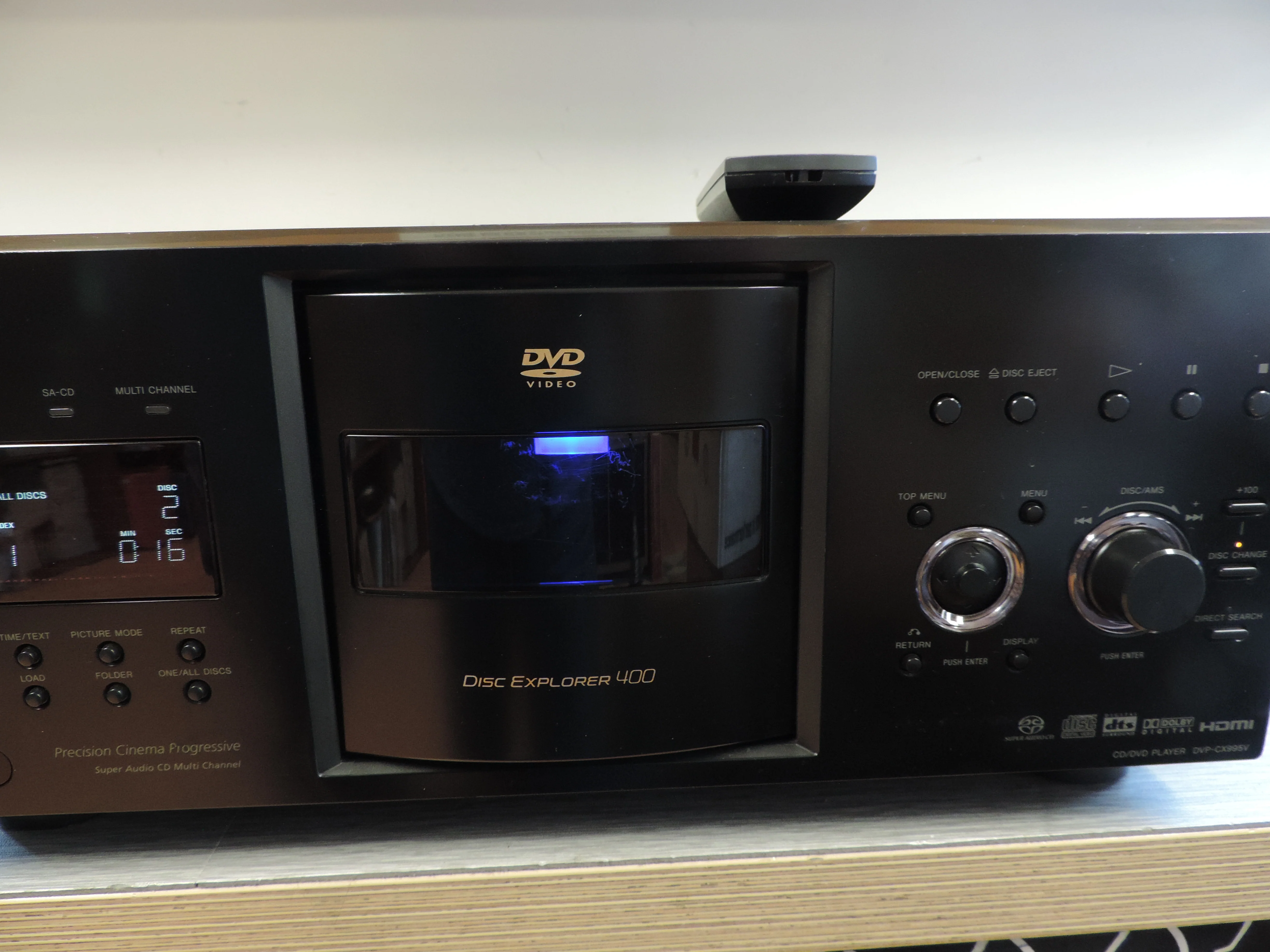 Sony DVDp-CX995V CD/SACD/DVD Carousel * 400 Discs * Remote - Image 4