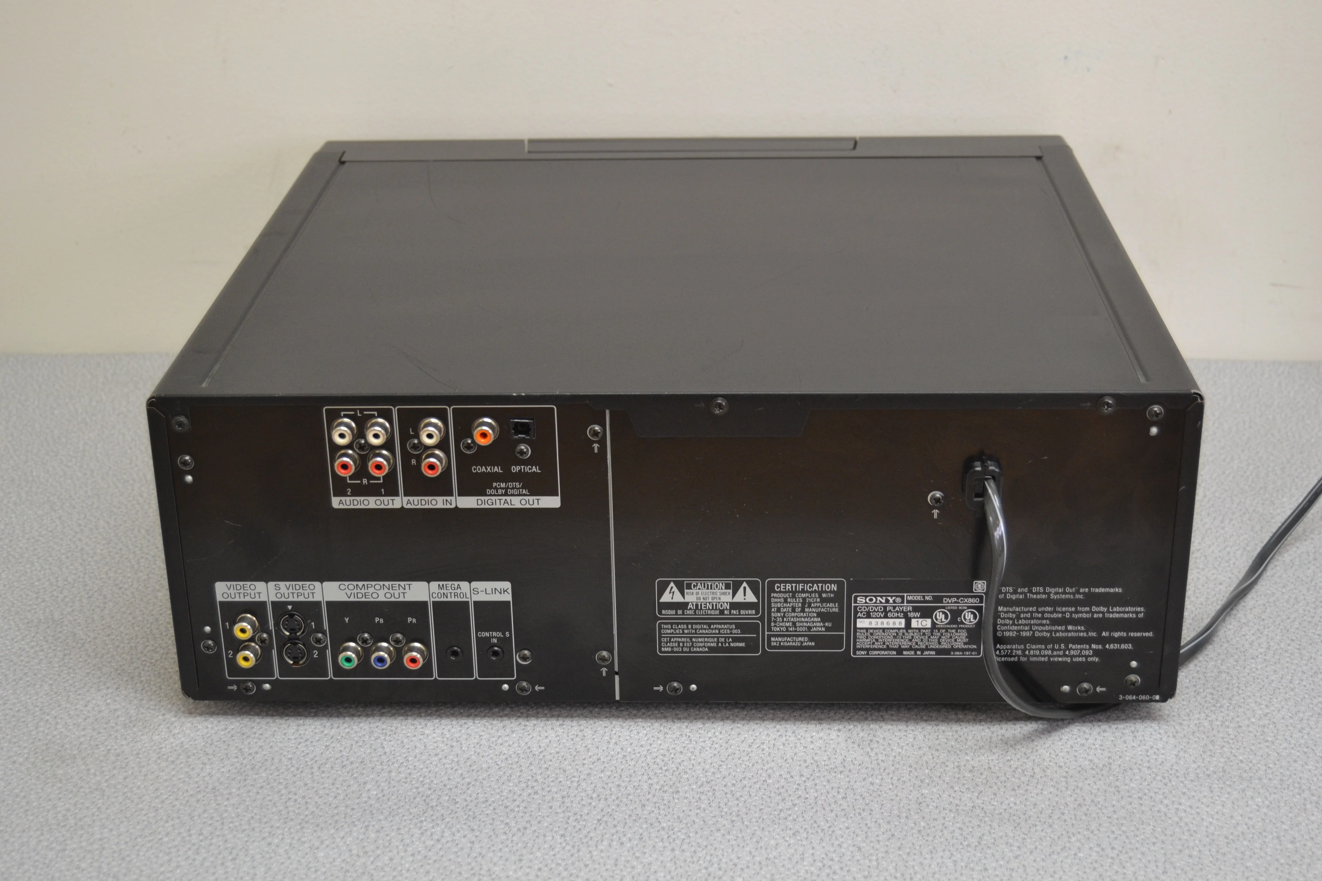 Sony DVP-CX860 * 300+1 DVD/CD changer * Fully Serviced * New Belts - Image 14