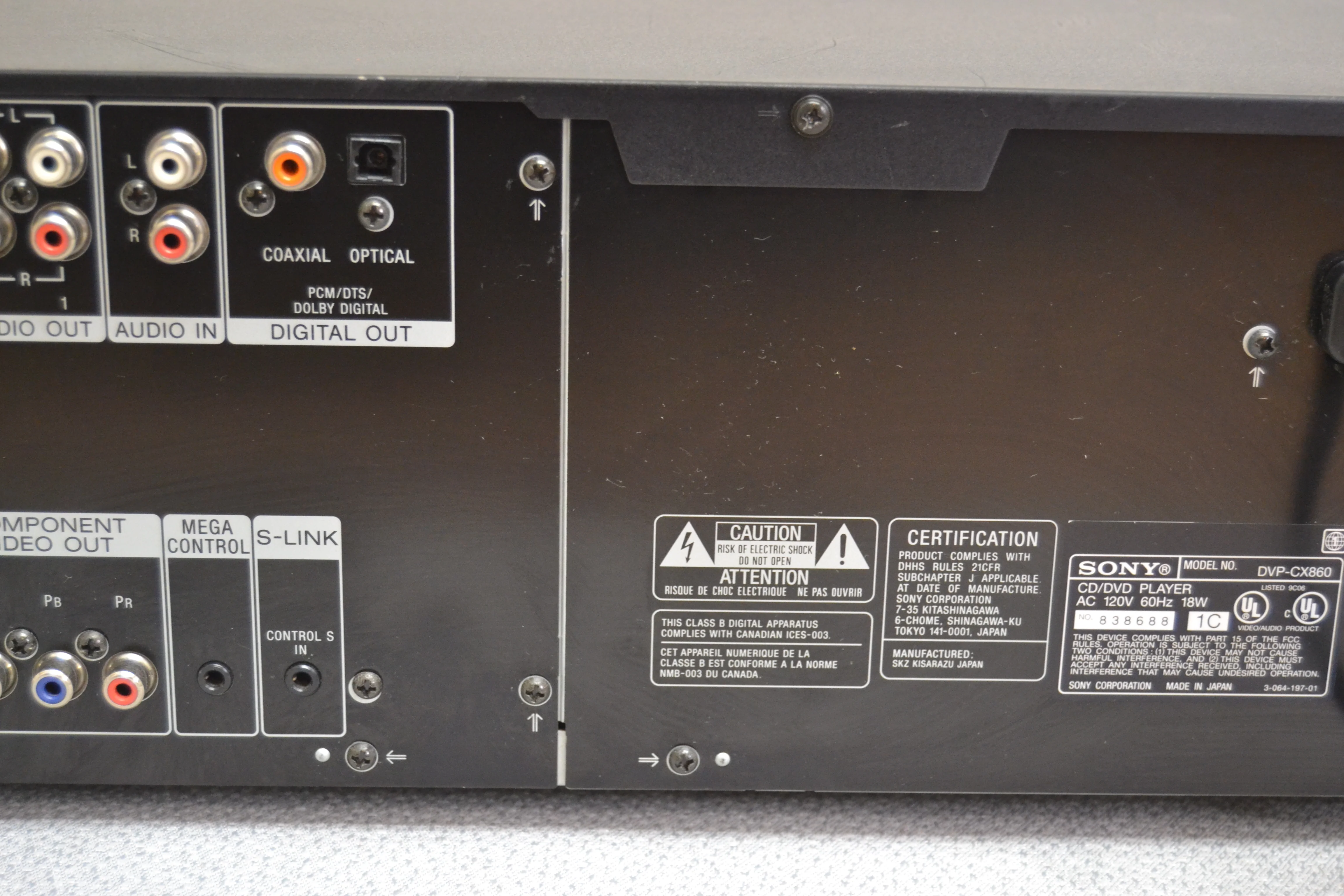 Sony DVP-CX860 * 300+1 DVD/CD changer * Fully Serviced * New Belts - Image 16