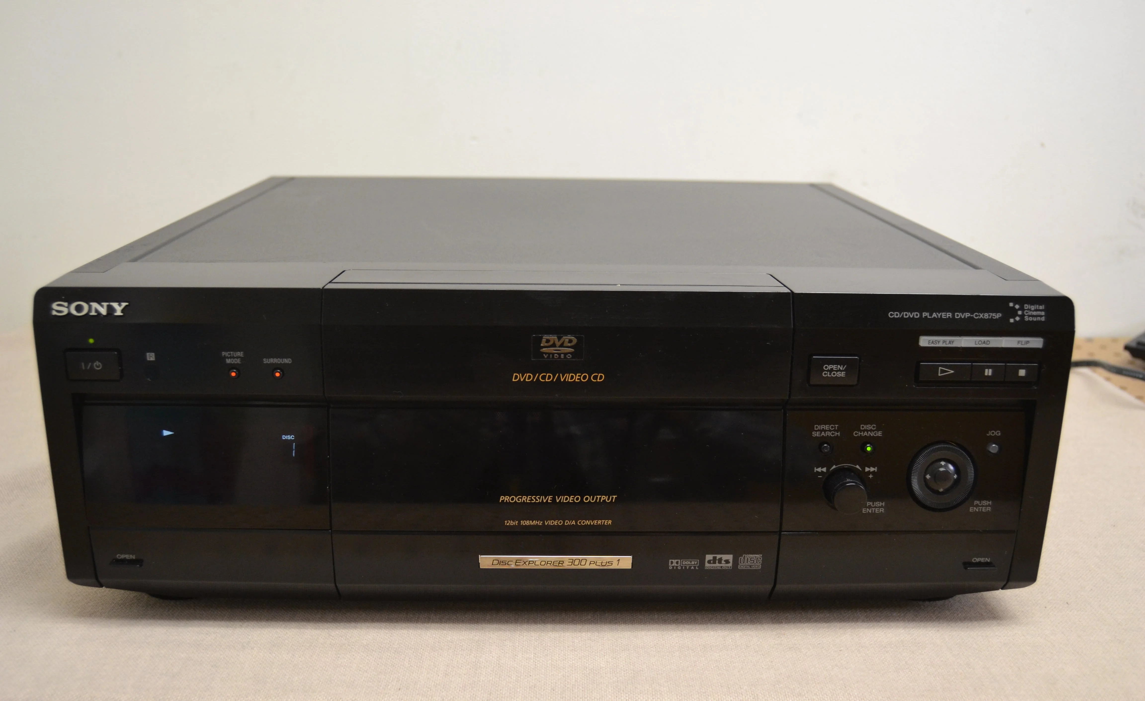 Sony DVP-CX875P 300+1 DVD/CD mega changer with progressive scan * Fully Serviced * New Belts - Image 2