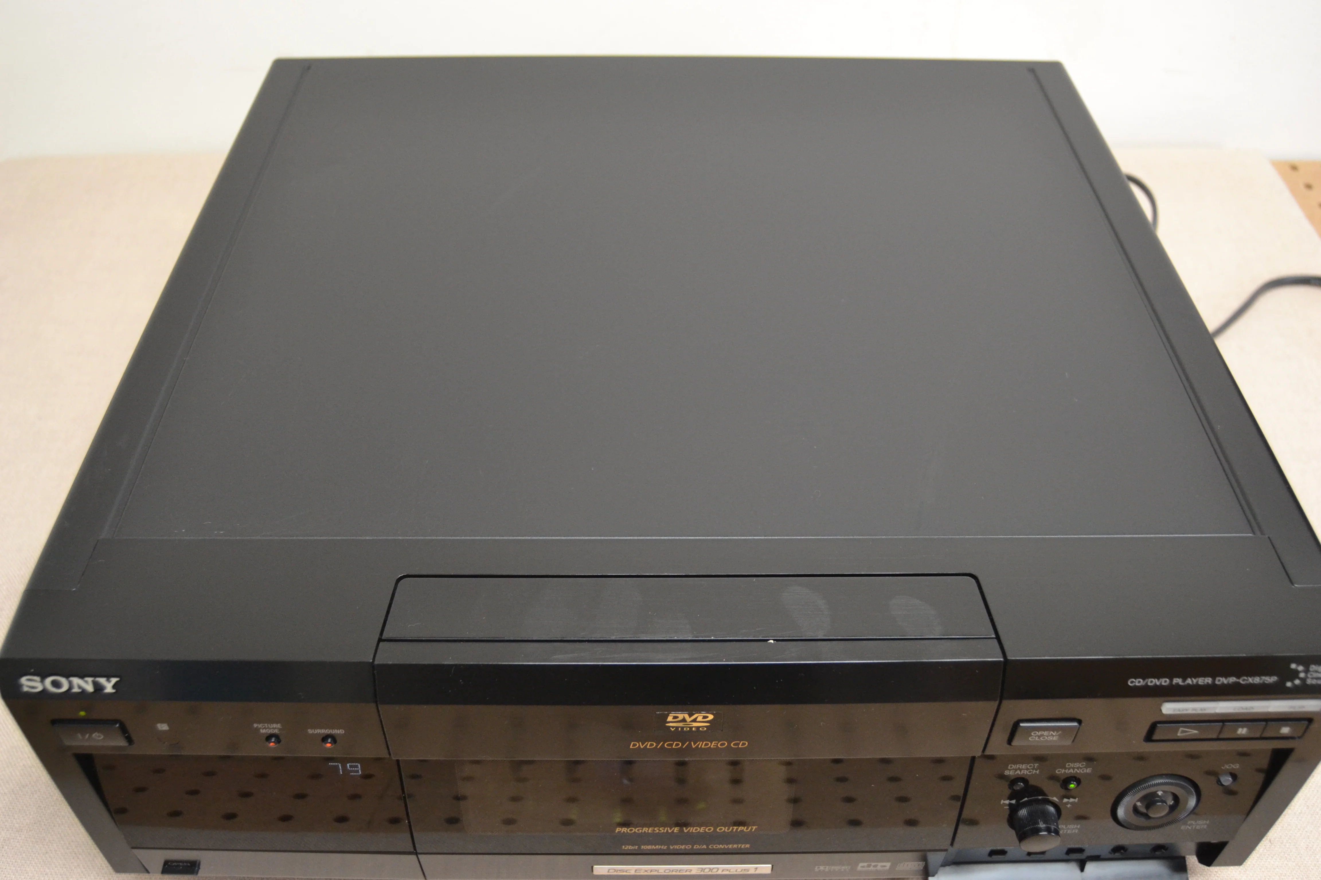 Sony DVP-CX875P 300+1 DVD/CD mega changer with progressive scan * Fully Serviced * New Belts - Image 9