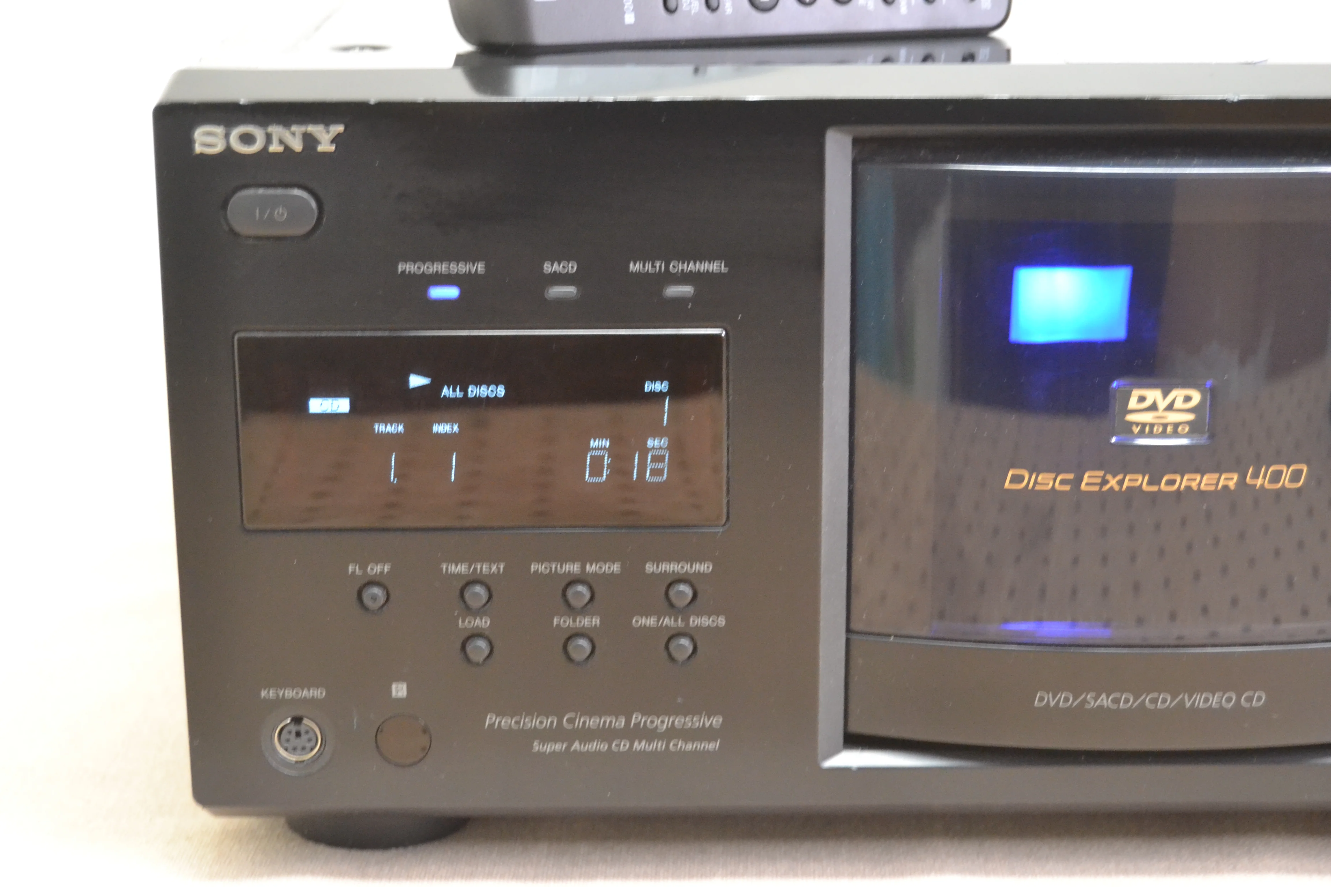 Sony DVP-CX985V 400-disc DVD/CD/SACD mega changer * Remote - Image 2