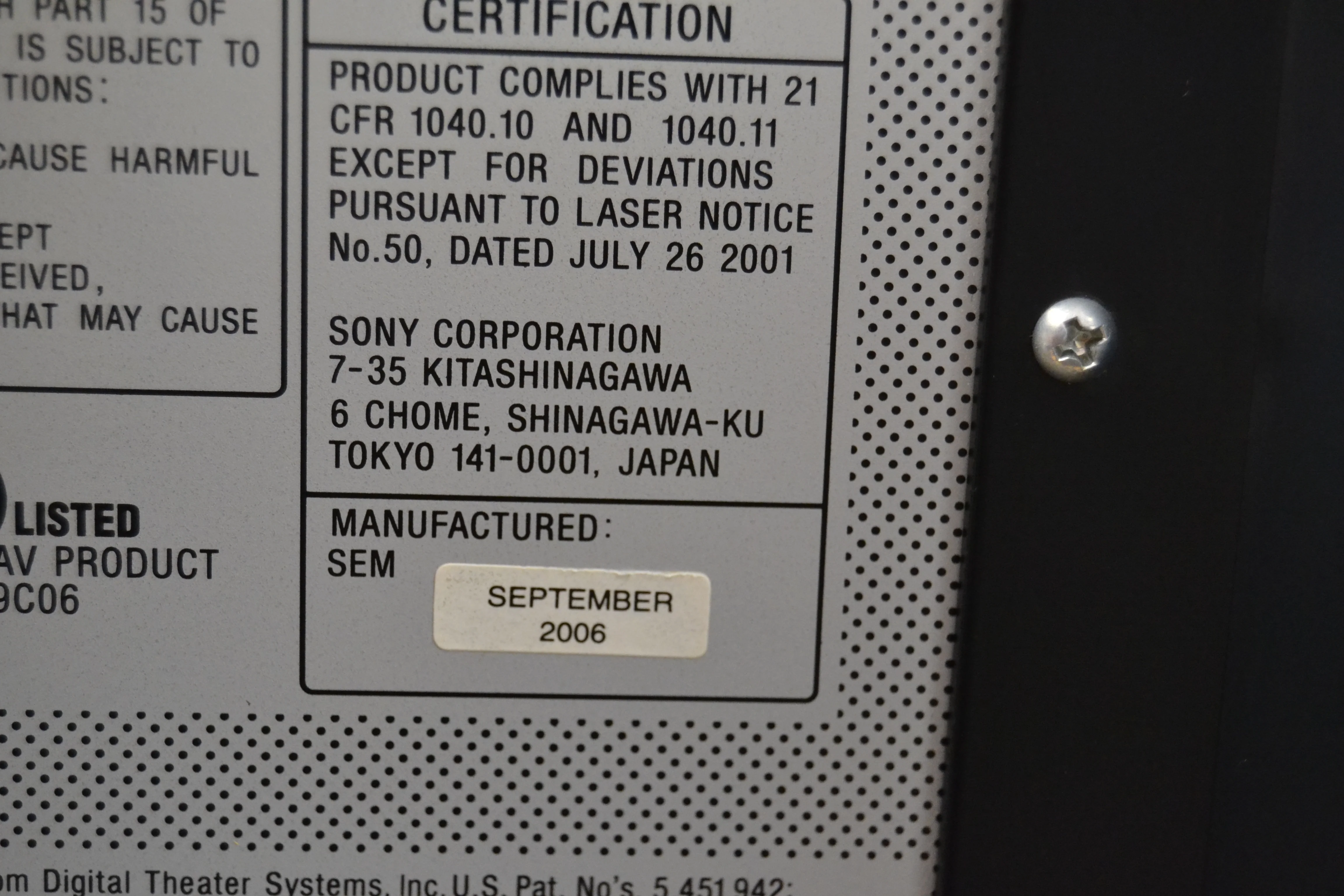 Sony DVP-CX995V DVD/CD/SACD Carousel 400 Discs * Remote - Image 18