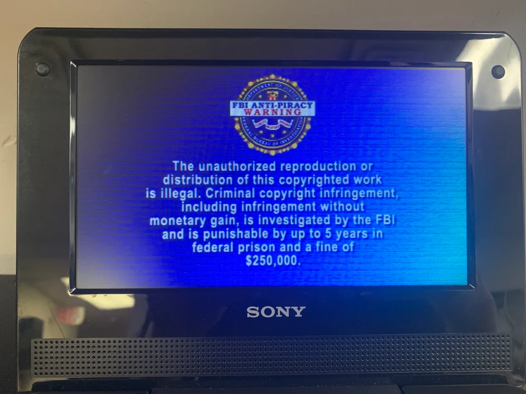 Sony DVP-FX730 Portable DVD Player 7in *w/ charger - Image 2