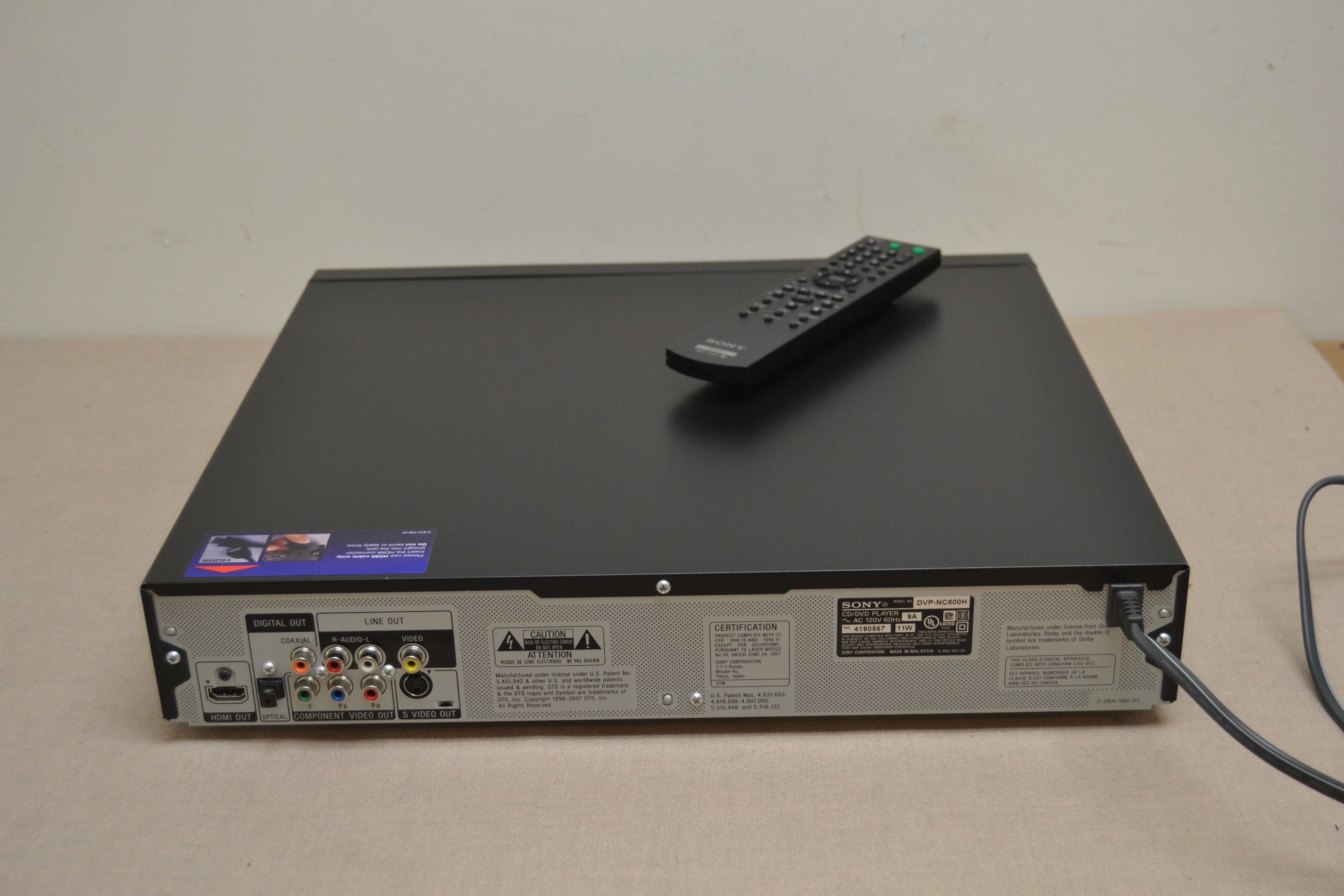 Sony DVP-NC800H cd/dvd Carousel 5 Discs * Remote Control * Fully Serviced * New Belts - Image 10
