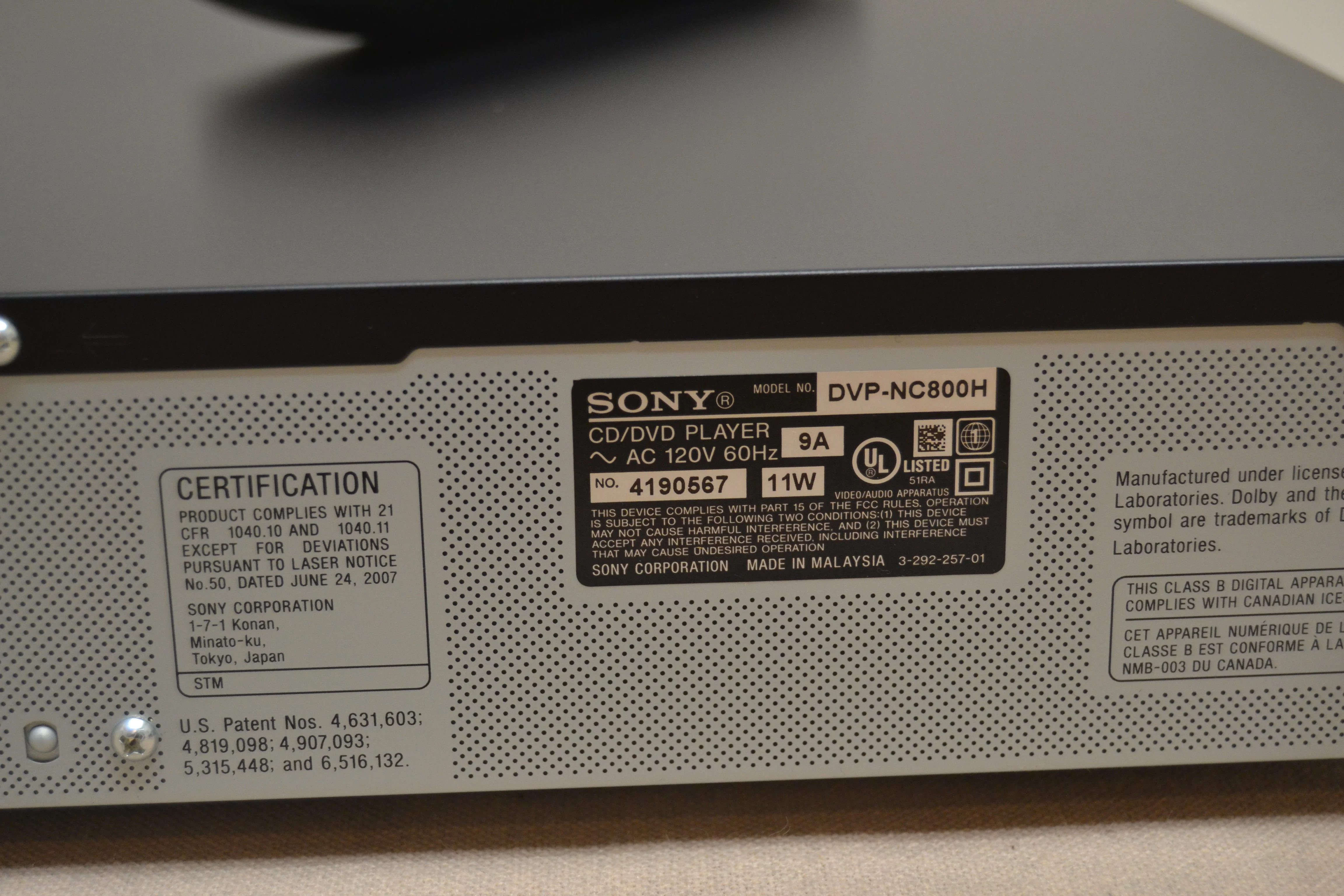 Sony DVP-NC800H cd/dvd Carousel 5 Discs * Remote Control * Fully Serviced * New Belts - Image 16