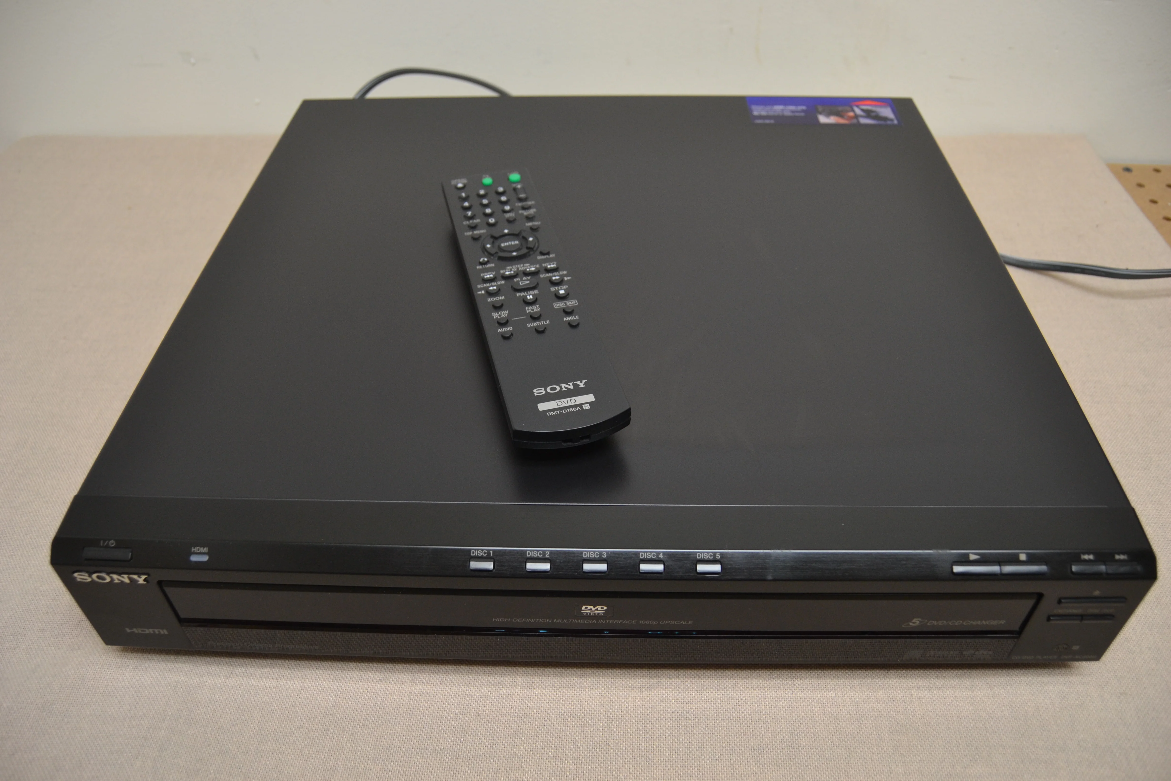 Sony DVP-NC800H cd/dvd Carousel 5 Discs * Remote Control * Fully Serviced * New Belts - Image 5