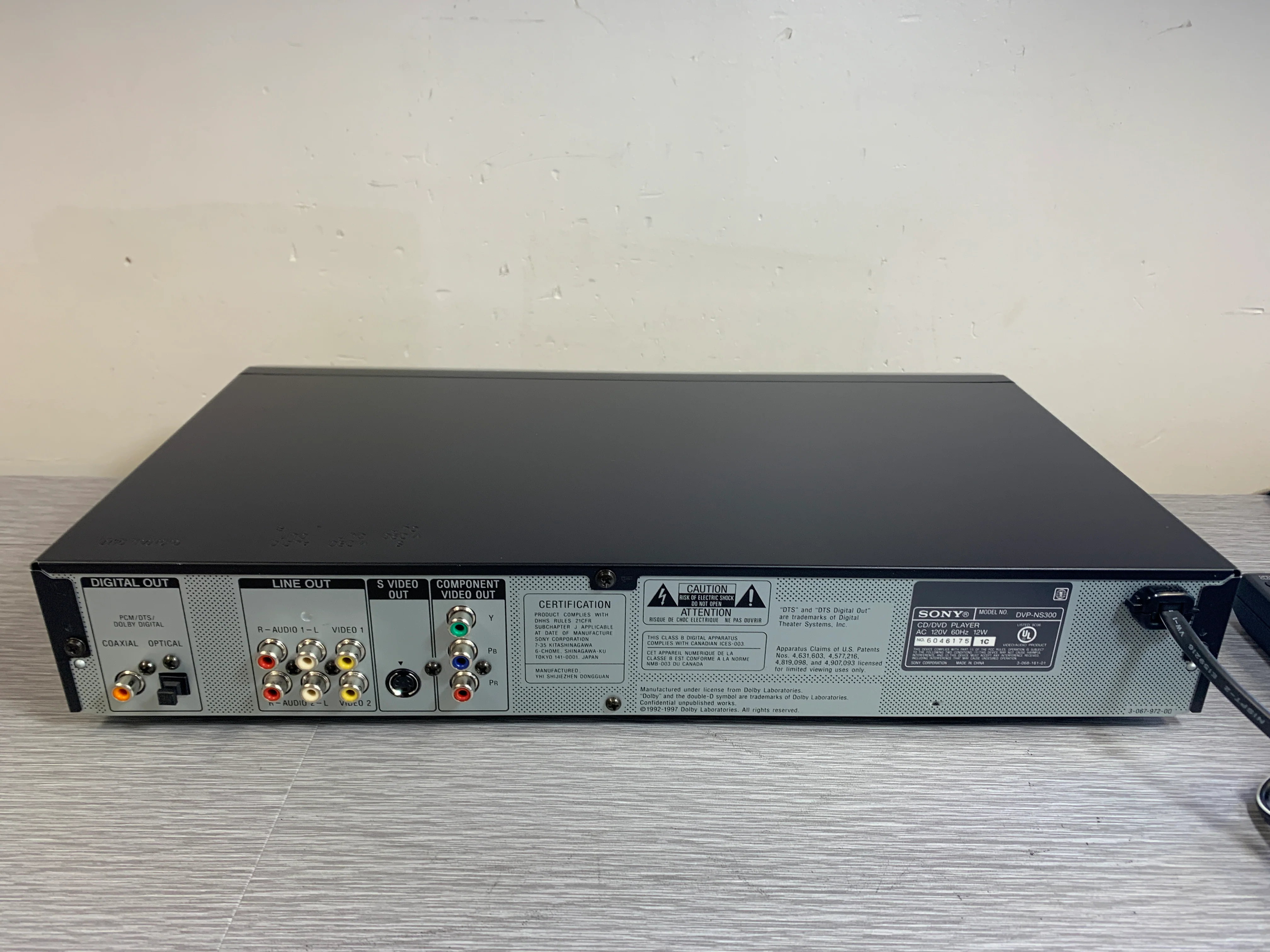 Sony DVP-NS300 DVD/CD Player * Remote Control - Image 10