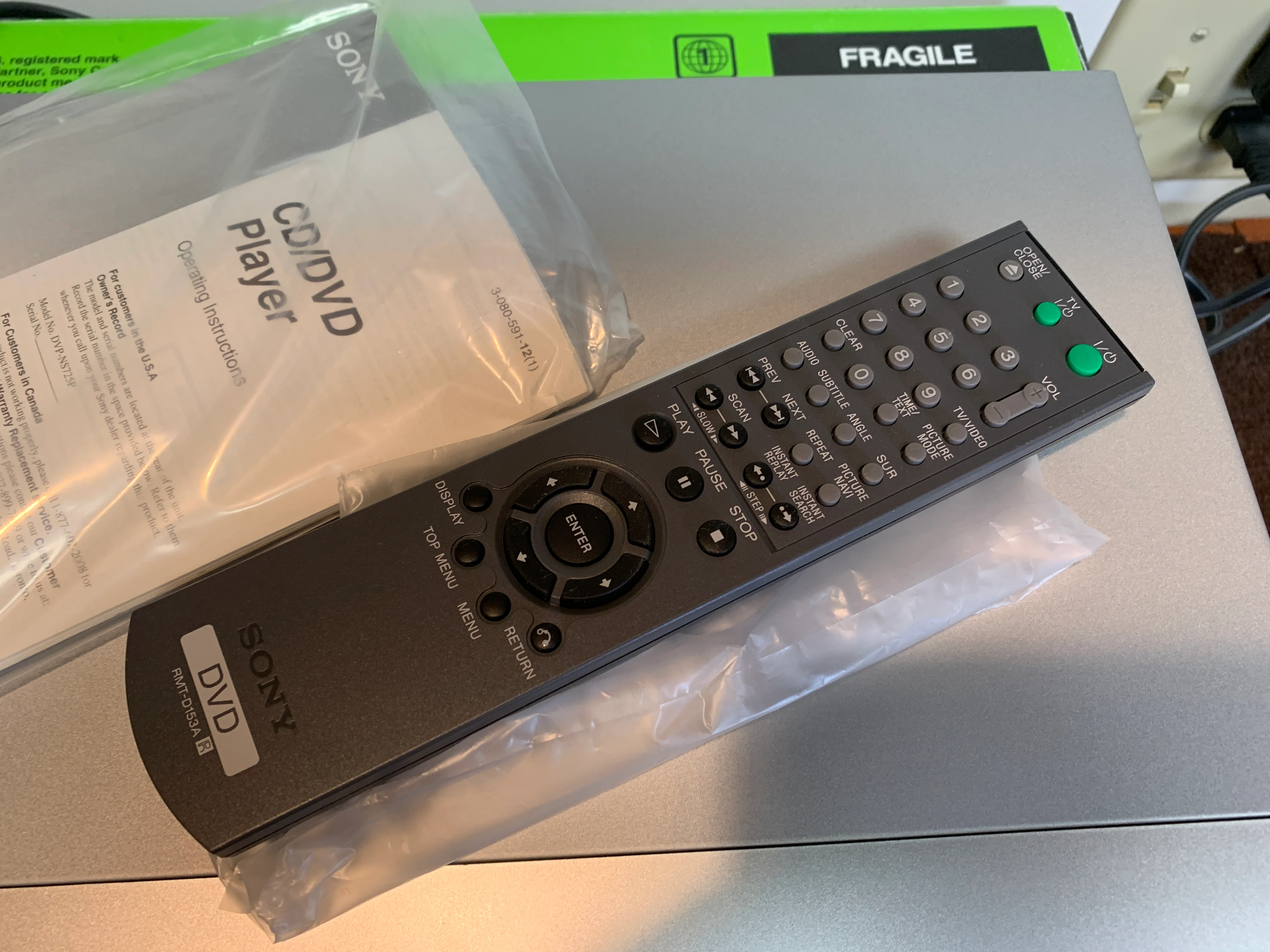 Sony DVP-NS725P CD/DVD Player * Remote * Box - Image 8