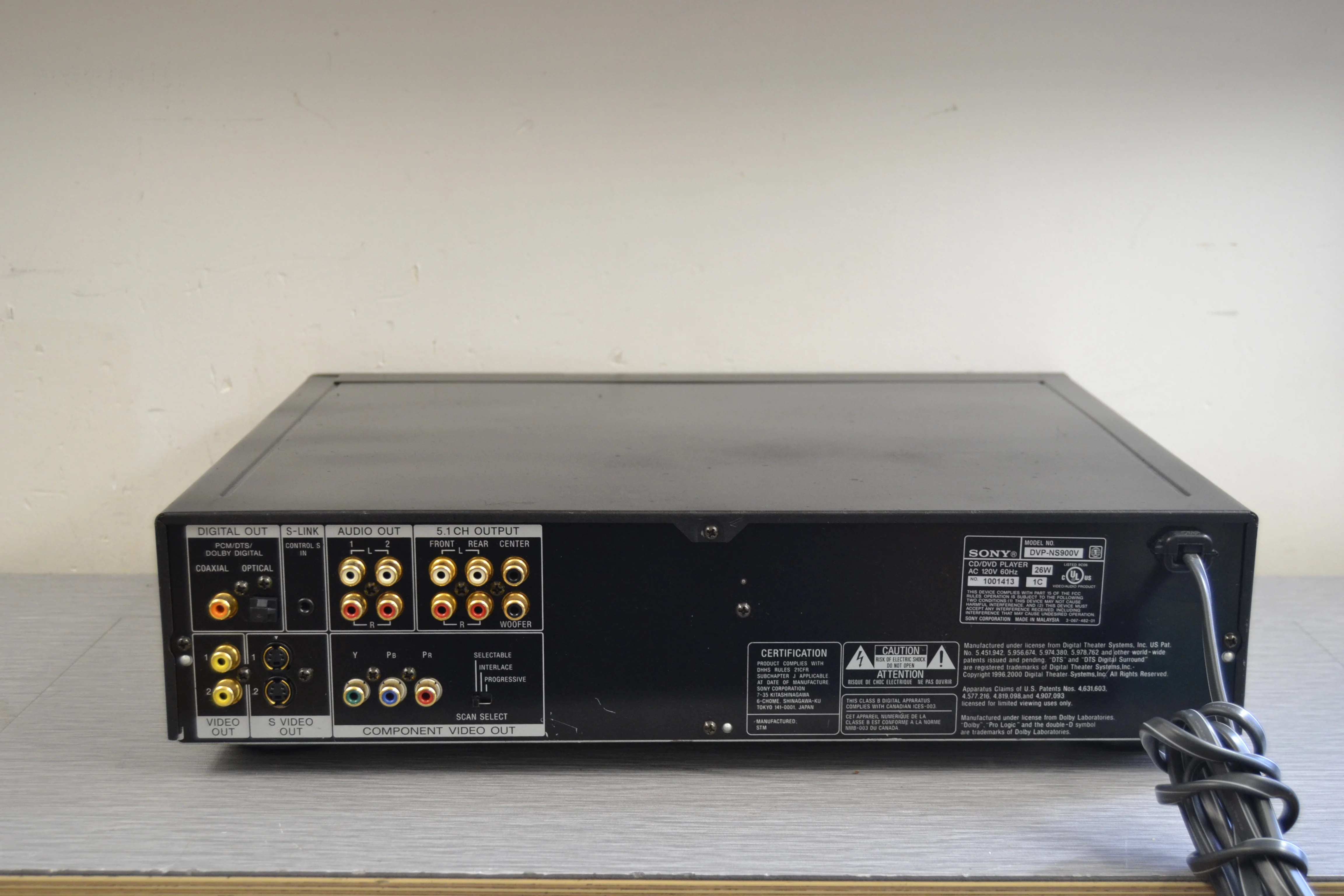 Sony DVP-NS900V CD/SACD/DVD Player * Remote Control - Image 13