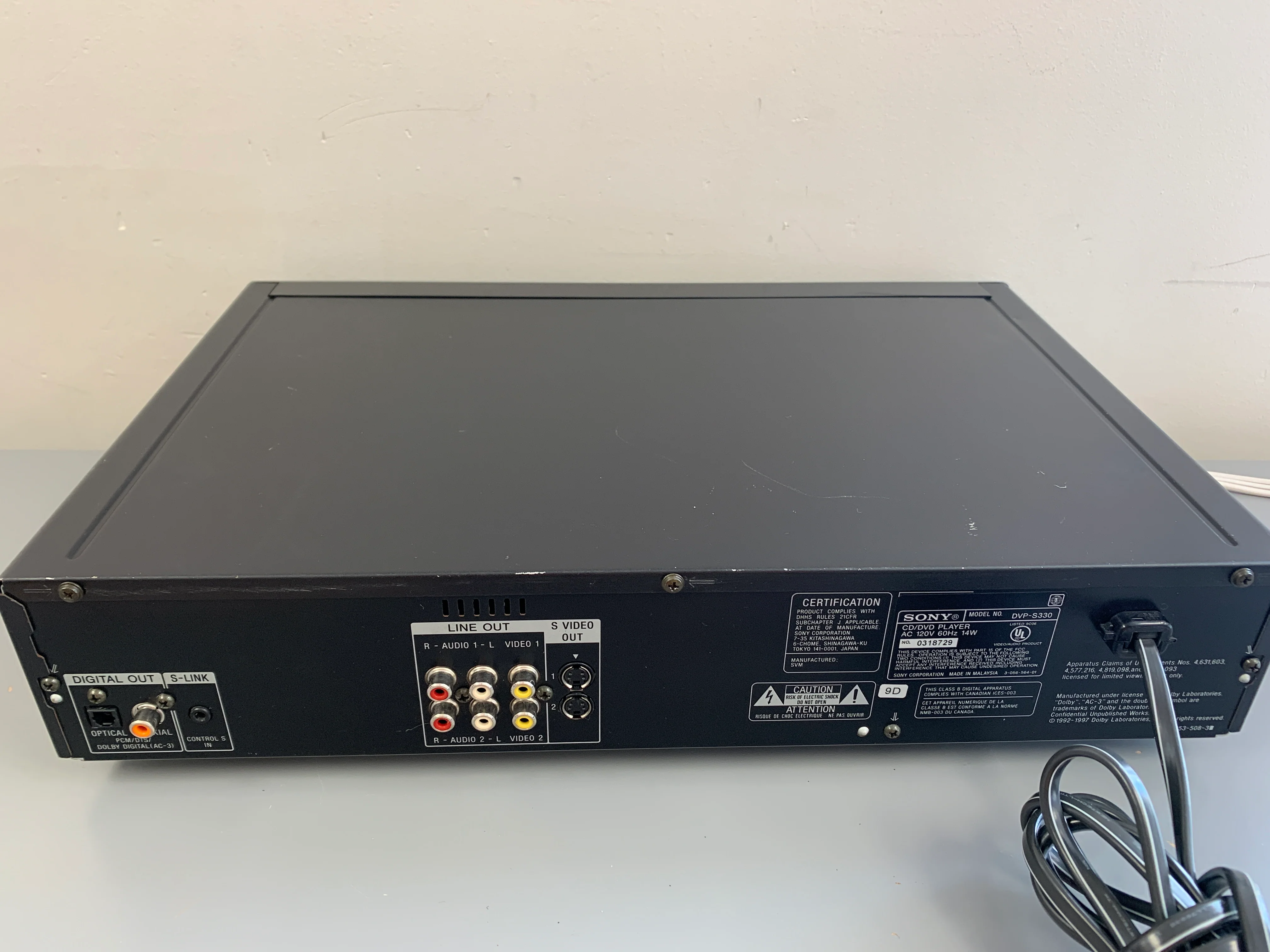 Sony DVP-S330 DVD Player - Image 9