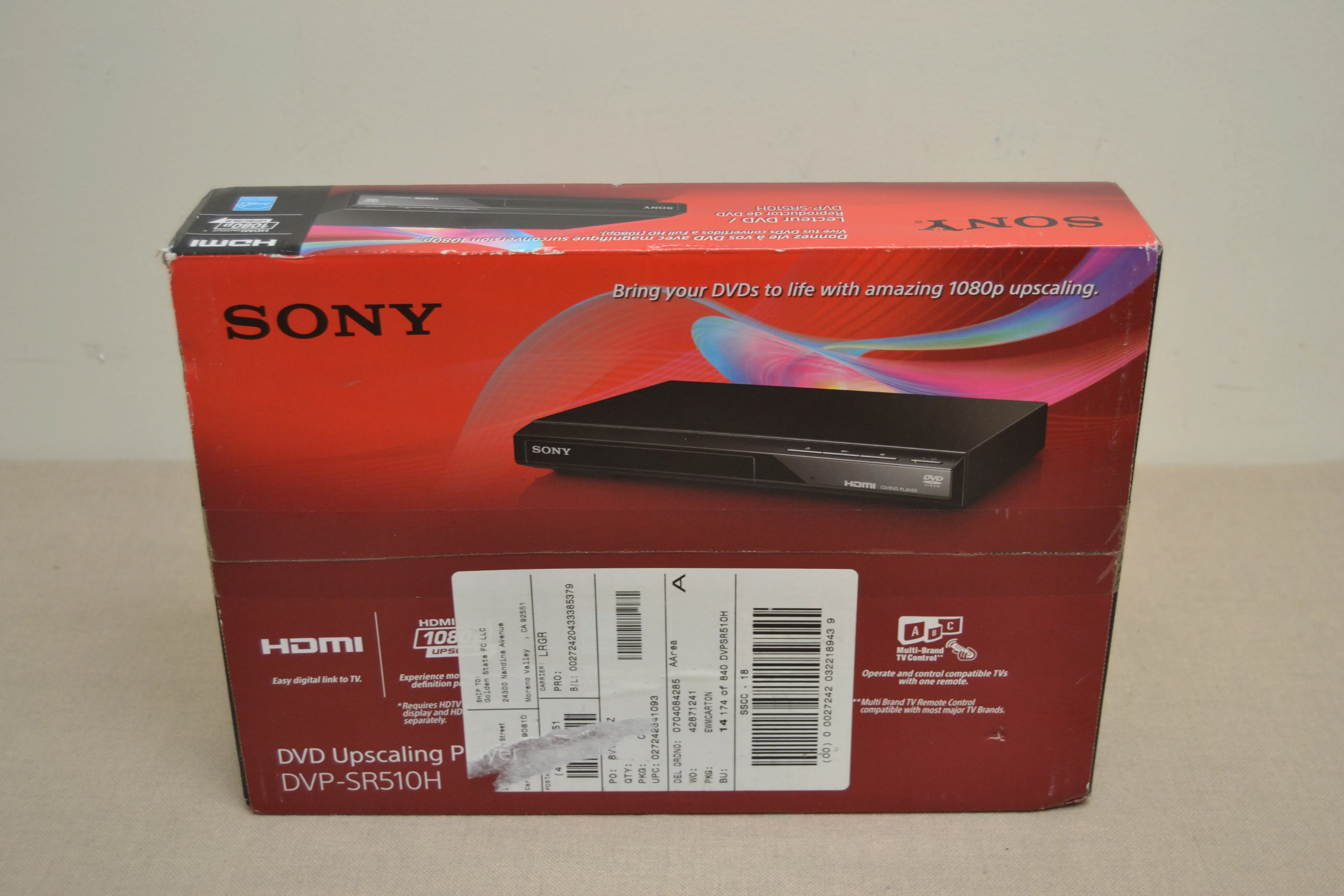 Sony DVP-SR510H DVD Player - NEW OLD STOCK _ Sealed Box - Image 5