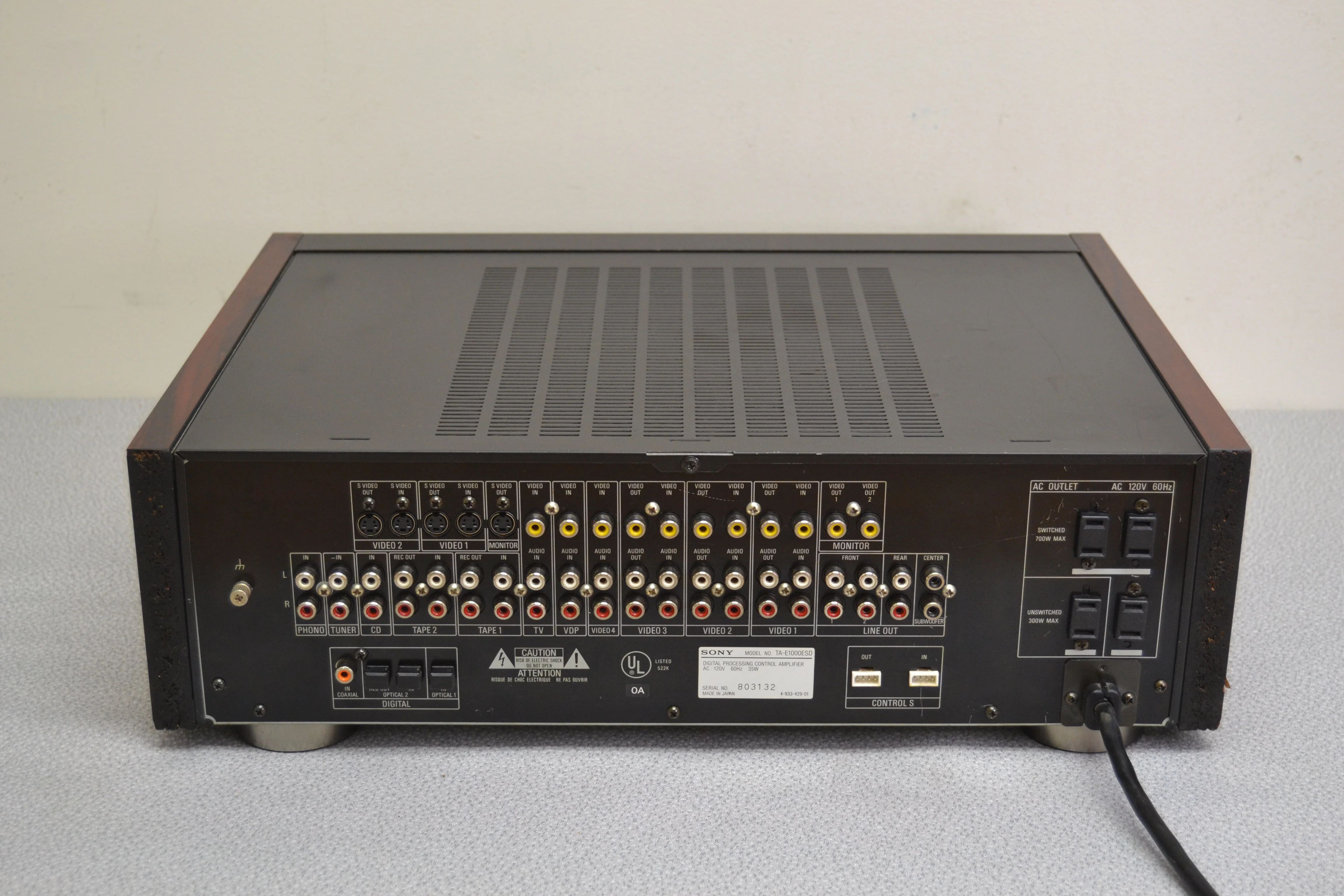 Sony ES TA-E1000ESD Digital Processing Preamplifier (1989-92) * Remote - Image 19