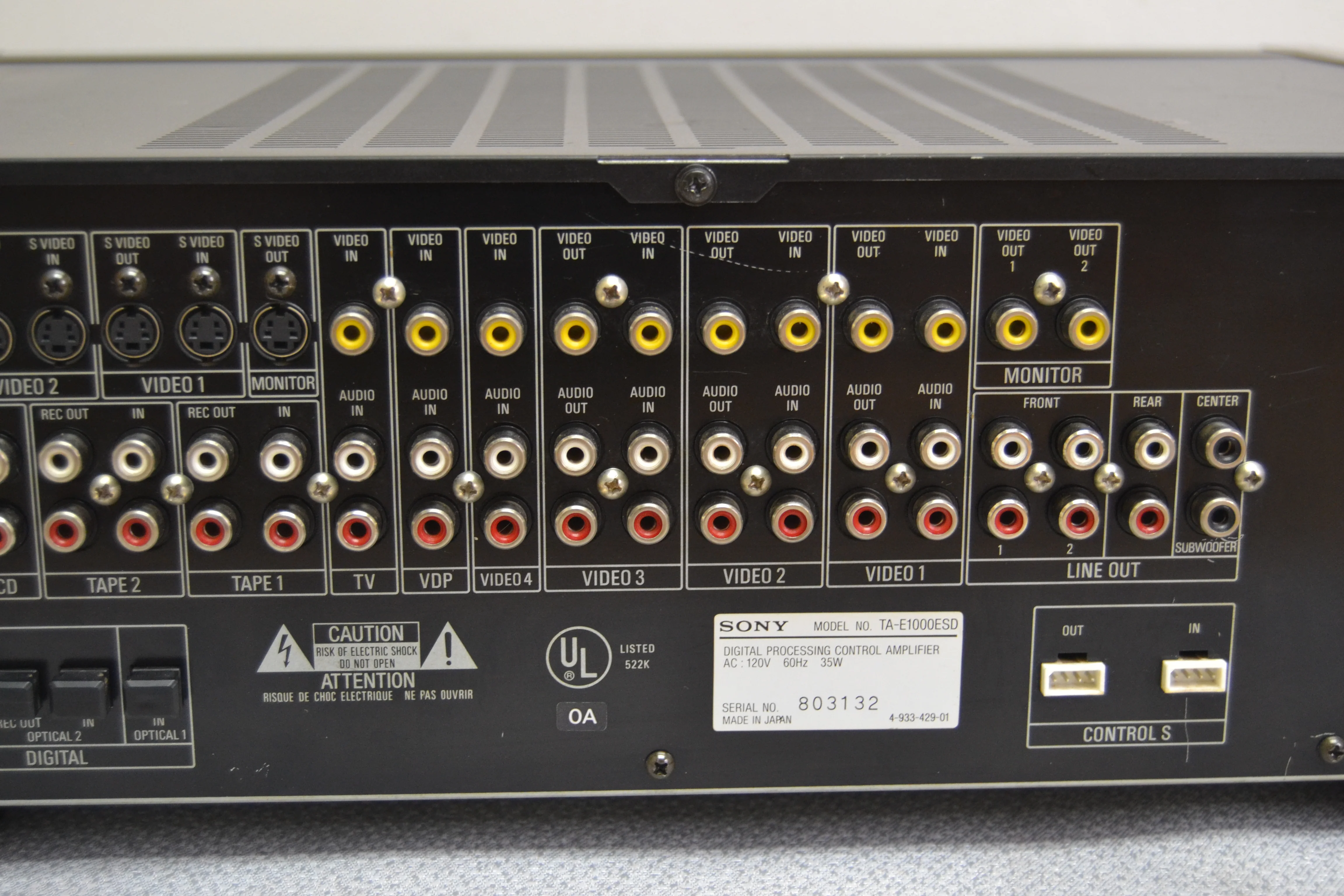 Sony ES TA-E1000ESD Digital Processing Preamplifier (1989-92) * Remote - Image 21