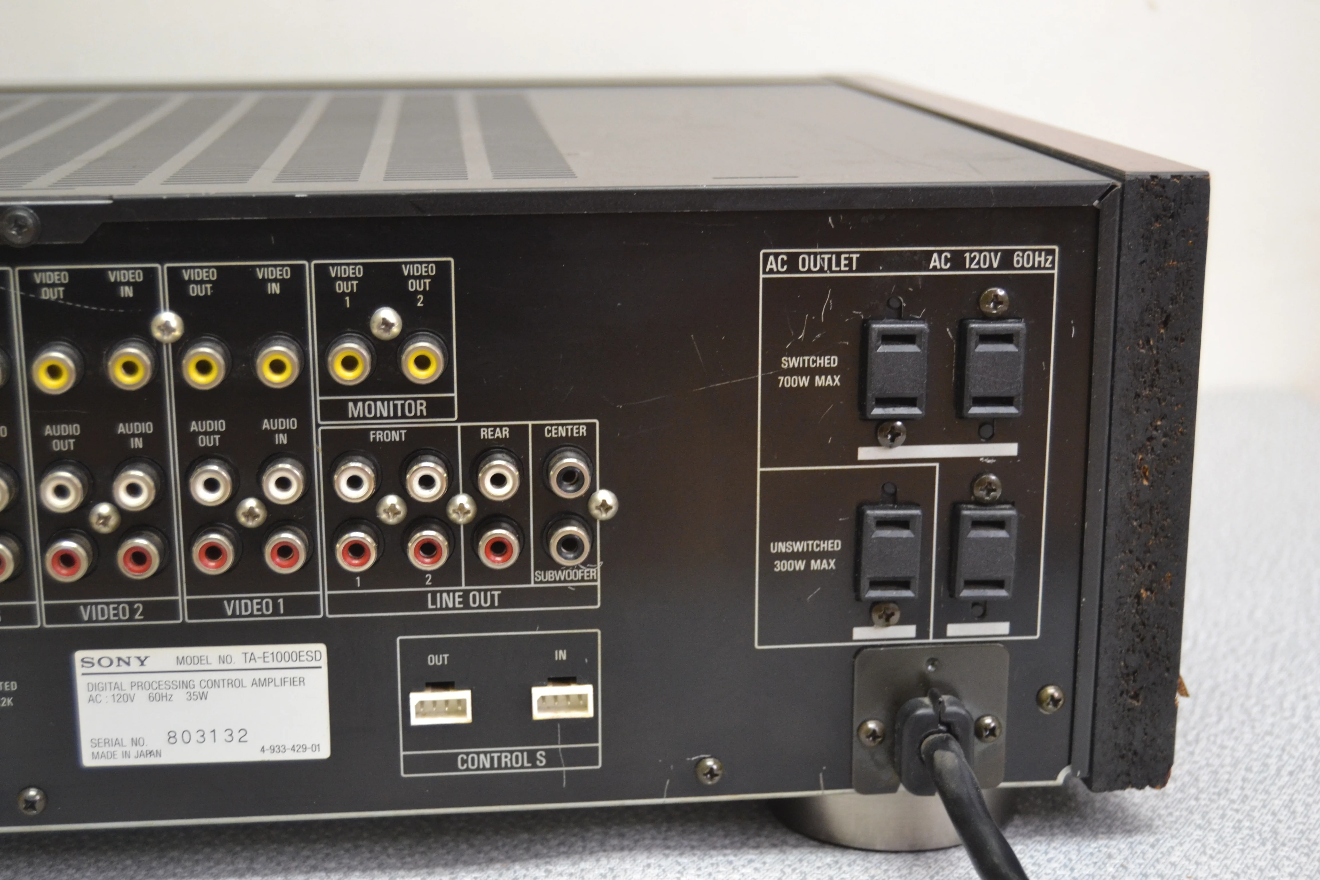 Sony ES TA-E1000ESD Digital Processing Preamplifier (1989-92) * Remote - Image 22