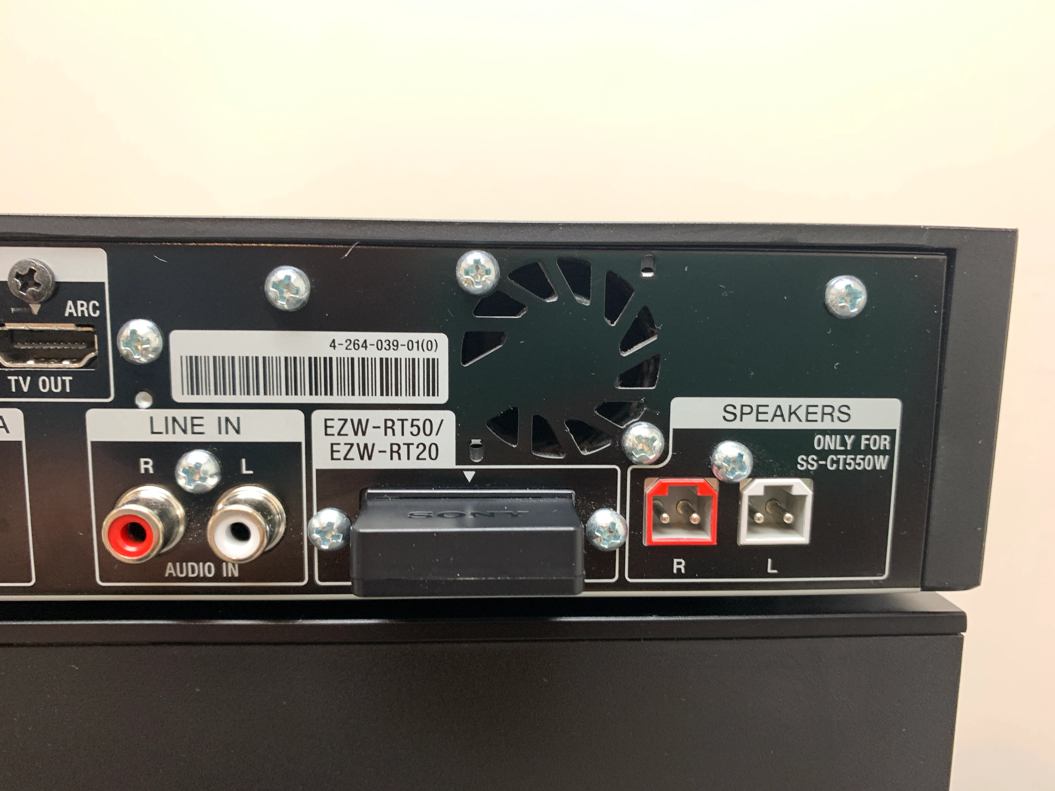 Sony HT-CT550W Home Theatre System * Complete - Image 11
