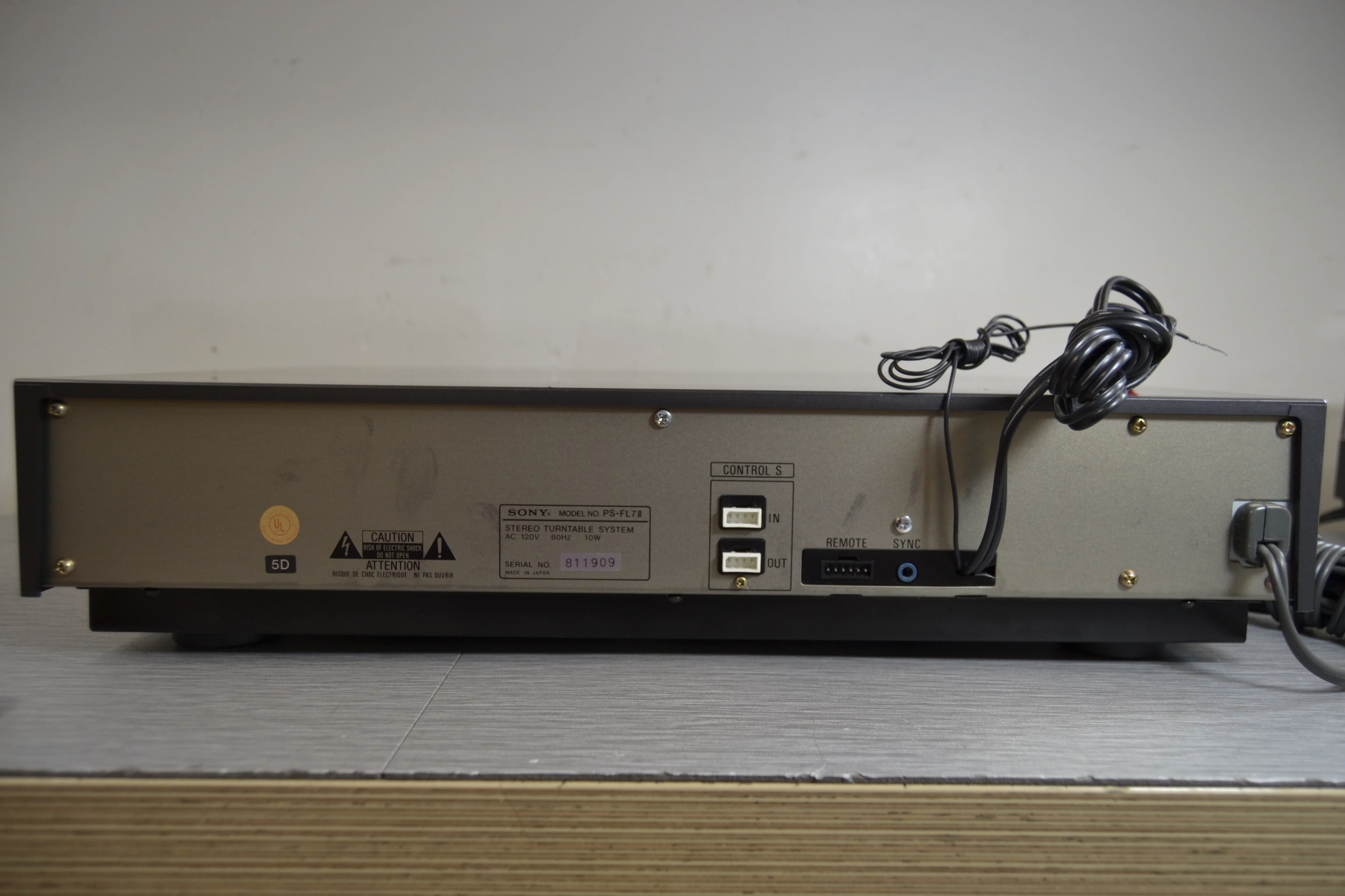 Sony PS-FL7FII Direct Drive Linear Tracking Turntable - Image 12