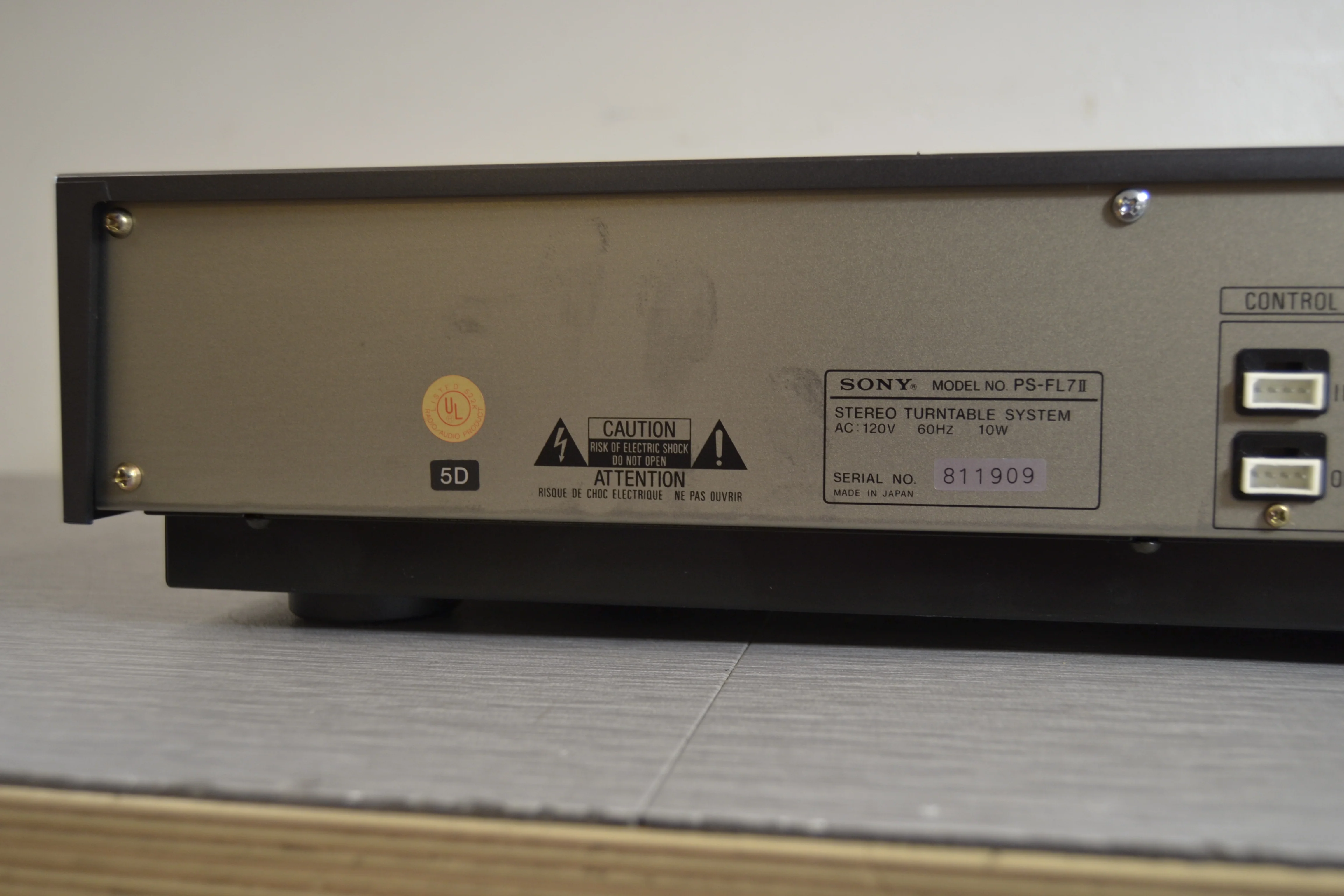 Sony PS-FL7FII Direct Drive Linear Tracking Turntable - Image 17