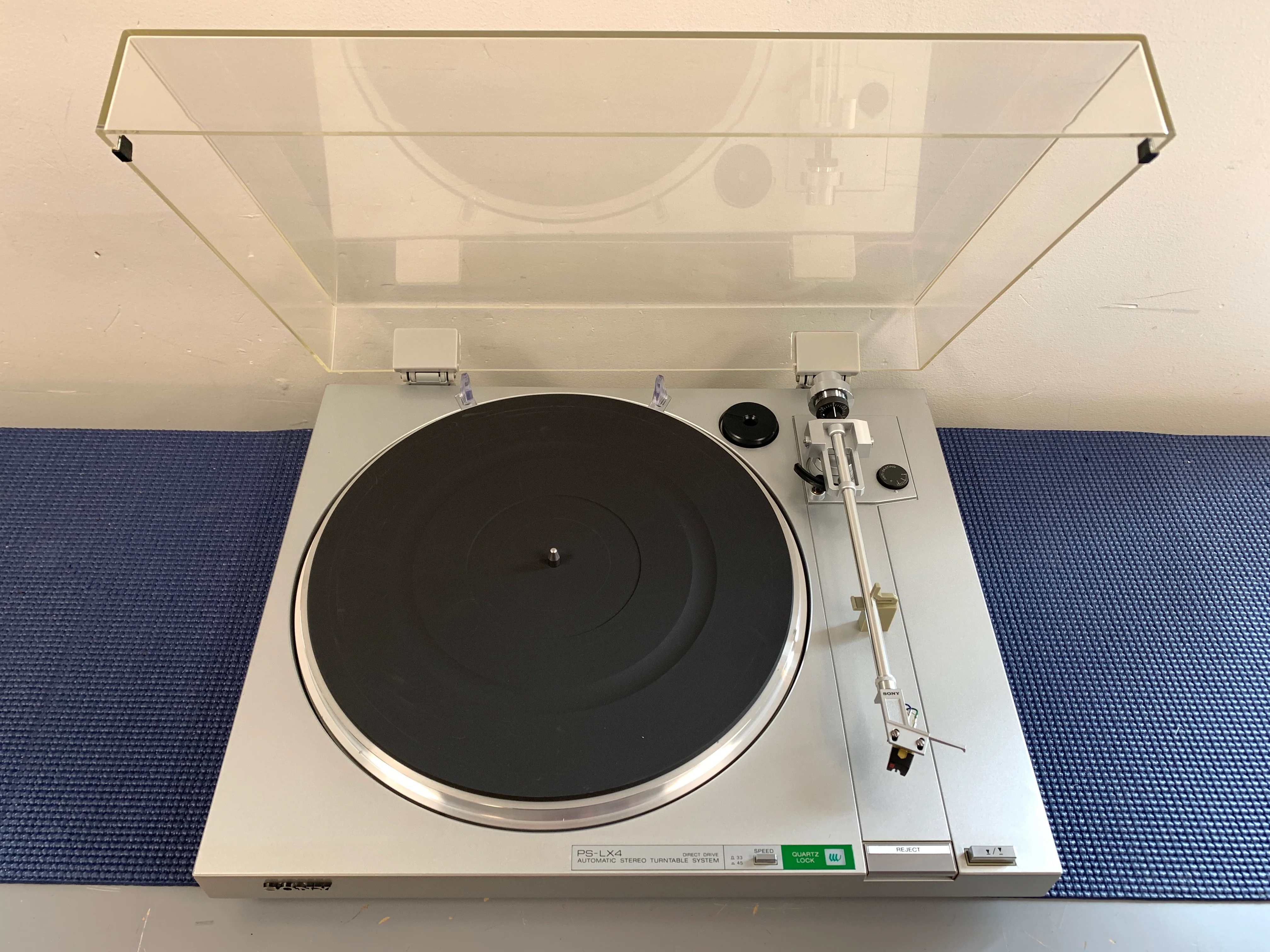 Sony PS-LX4 Direct Drive Turntable * 1981 * Stanton Cartridge