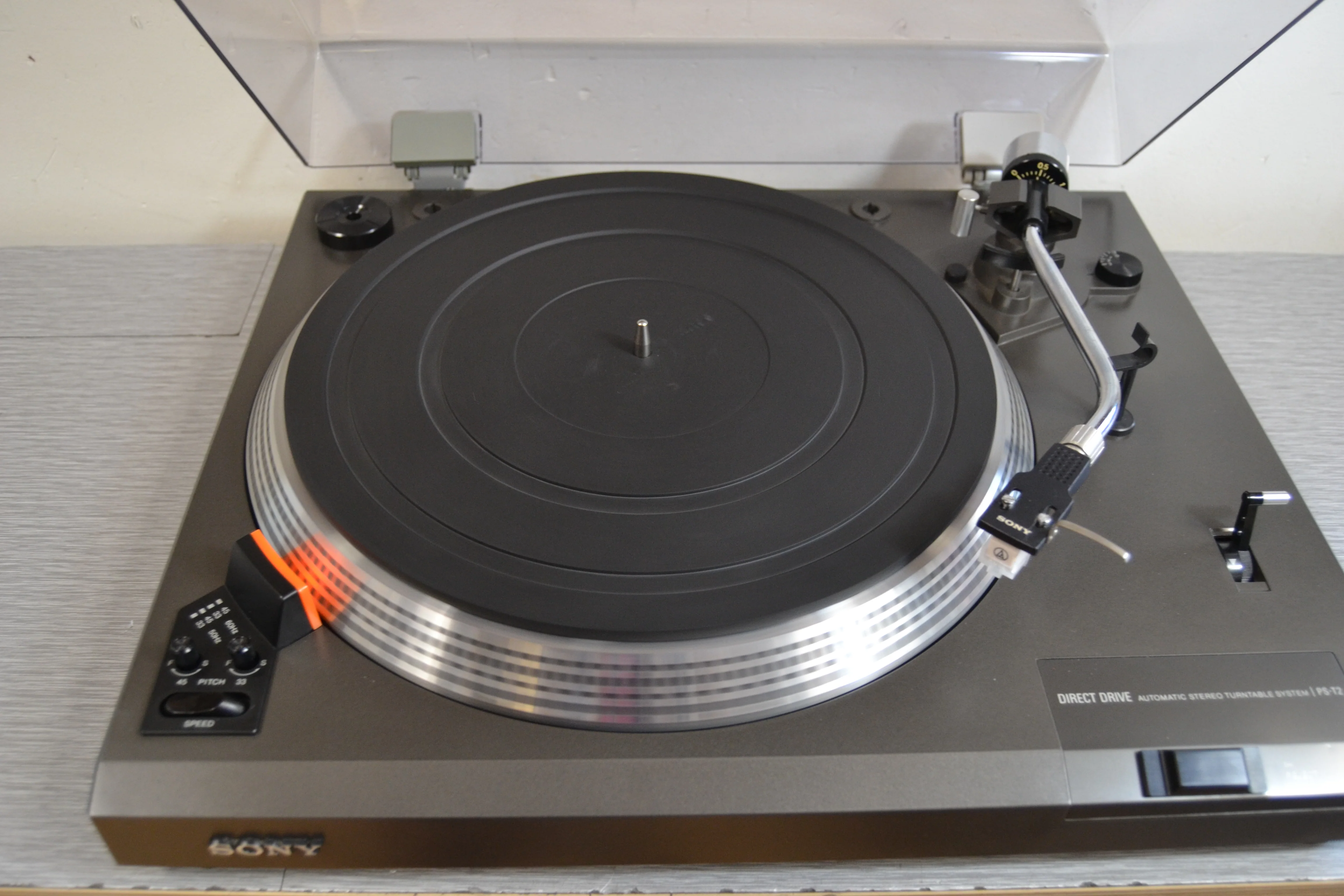 Sony PS-T2 Direct Drive Turntable * NEW Audio Technica AT3600 Cartridge * 1977 - Image 2