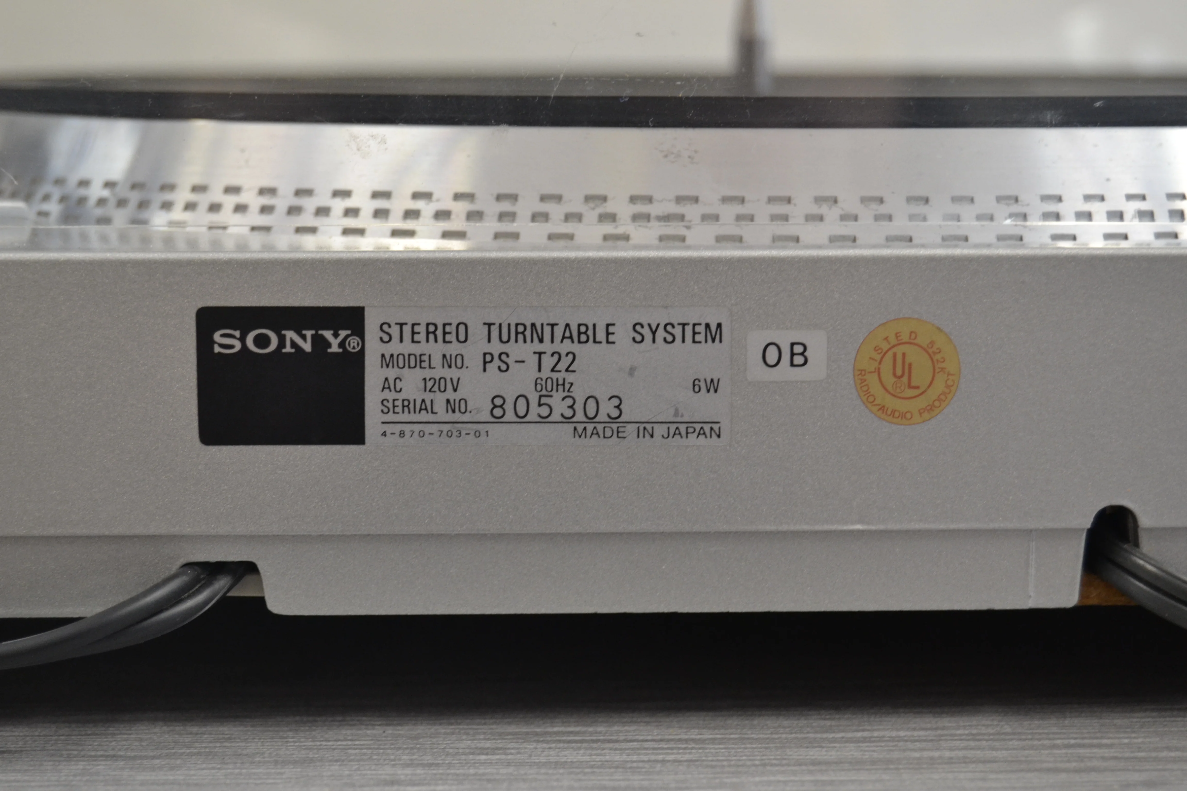 Sony PS-T22 Semi-Automatic Direct-Drive Turntable * NEW Audio Technica Cartridge - Image 16