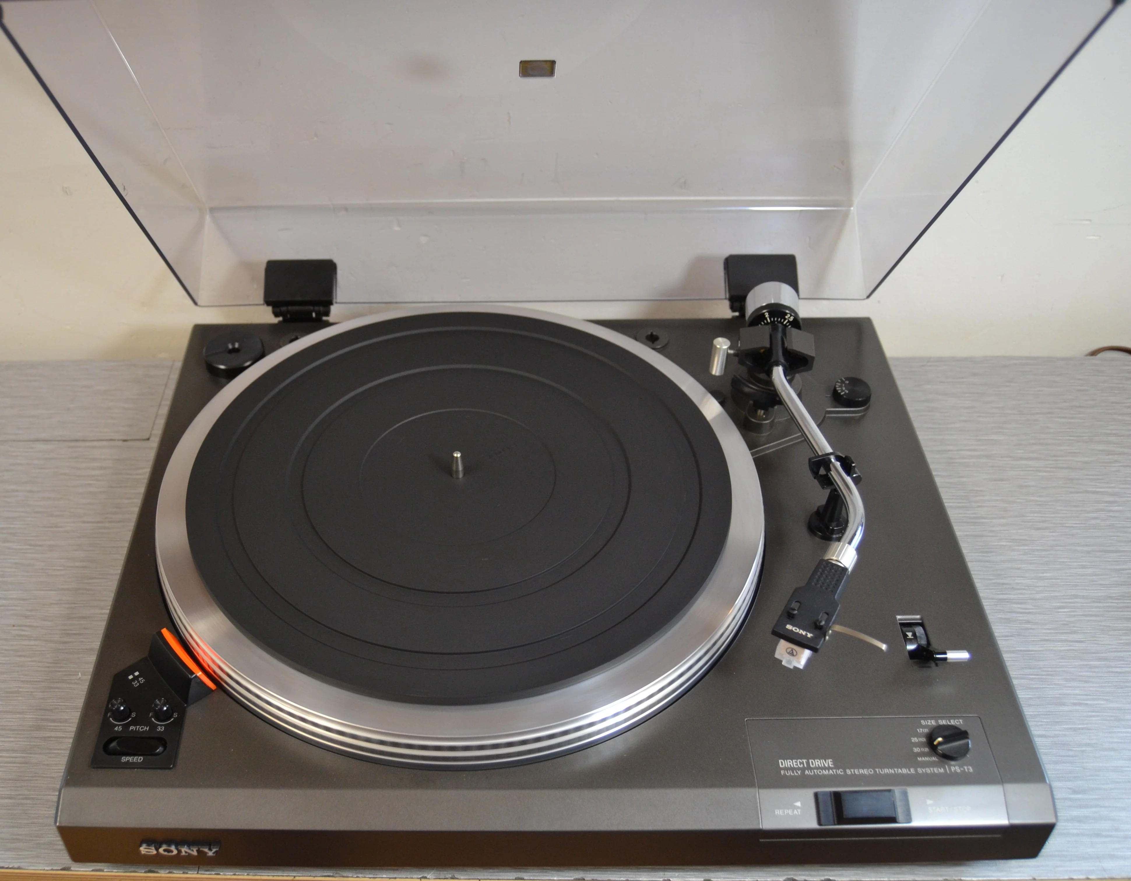 Sony PS-T3 Direct Drive Turntable * NEW Audio Technica Cartridge