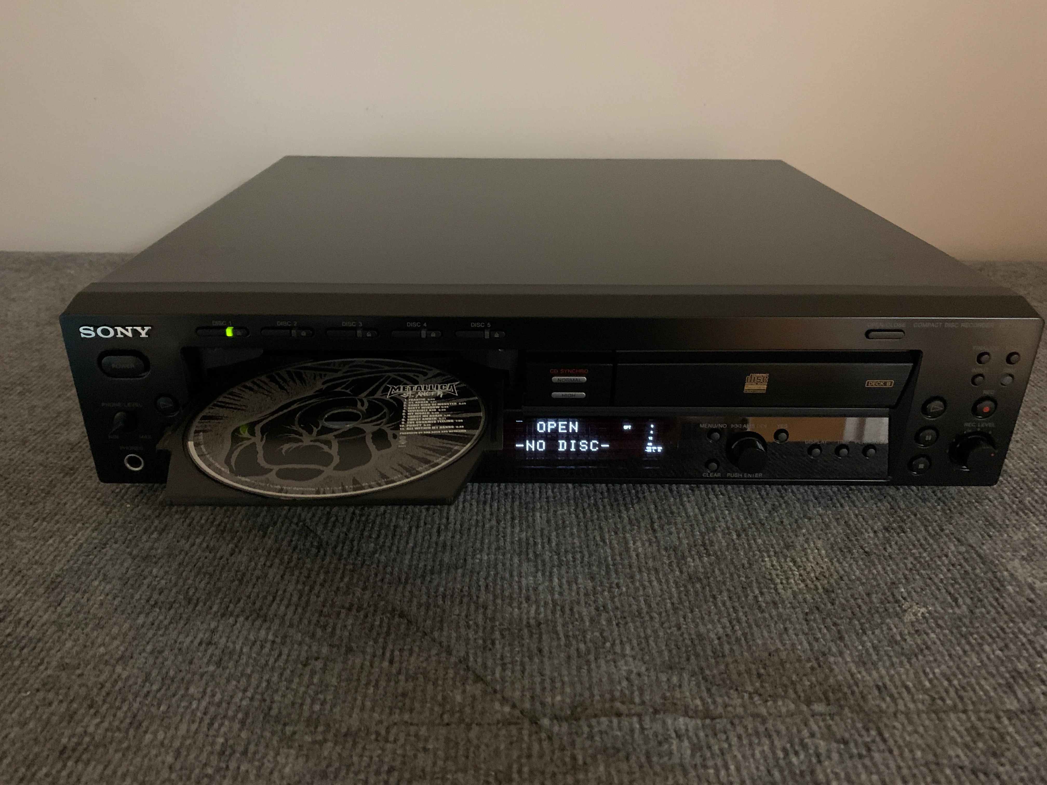 Sony RCD-W500C CD player and CD Recorder * New Belts - Image 5