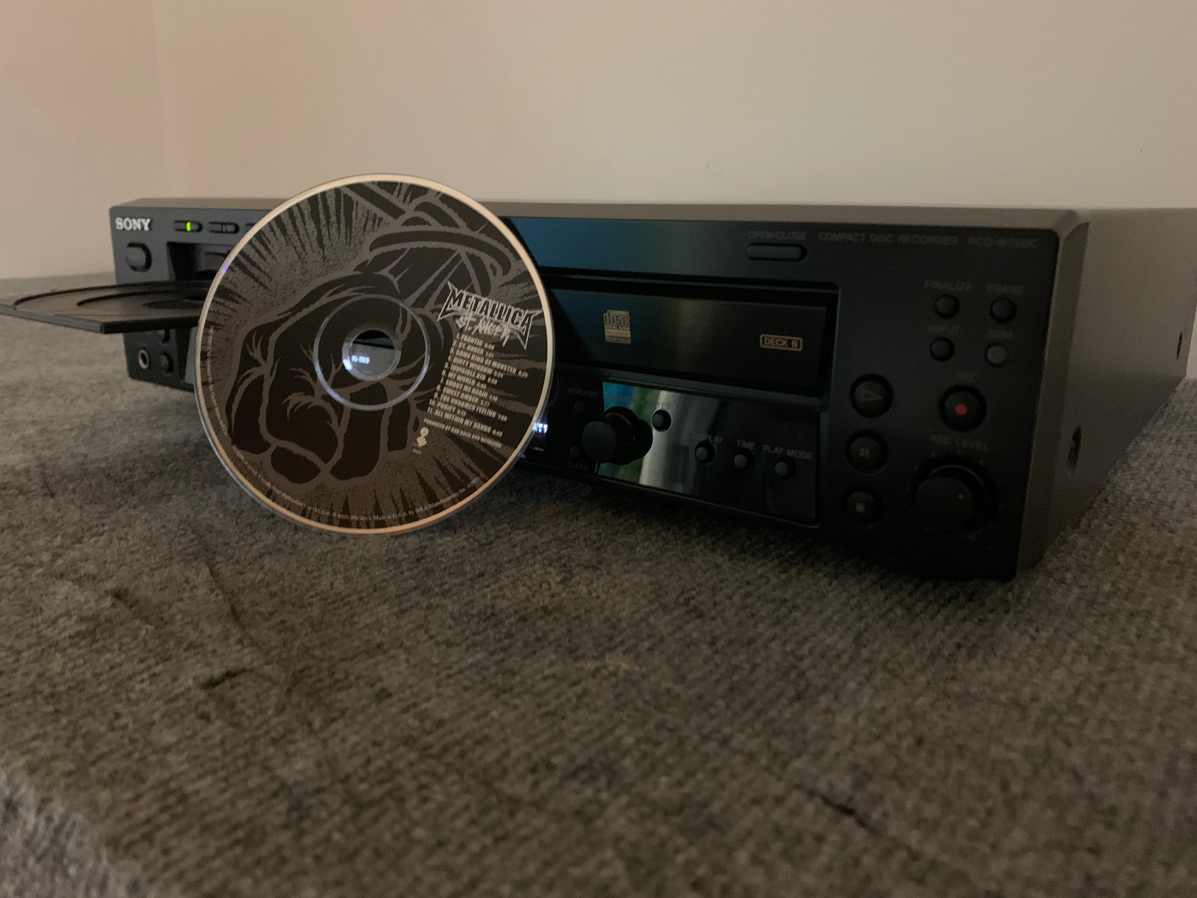 Sony RCD-W500C CD player and CD Recorder * New Belts - Image 7