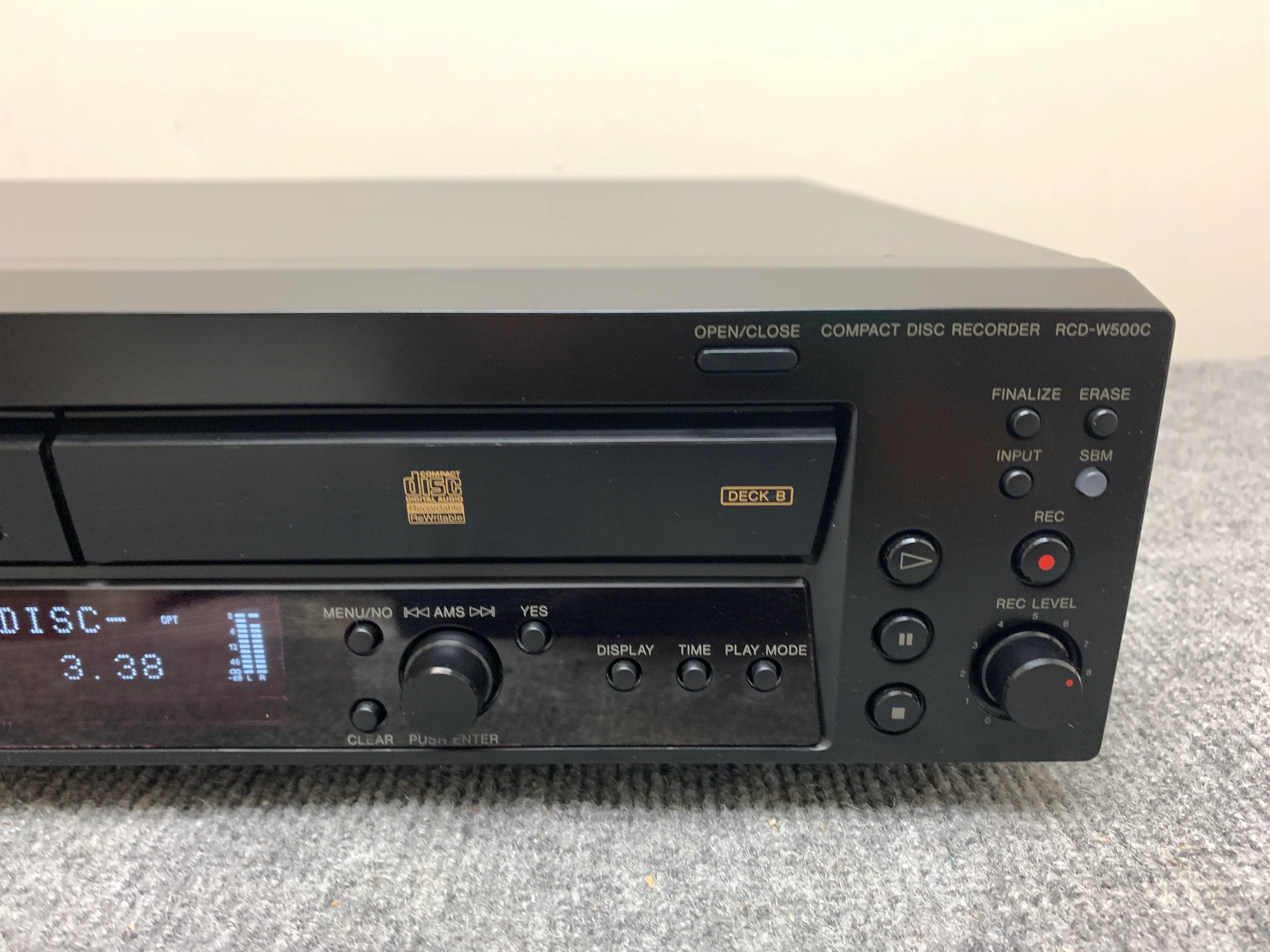 Sony RDC-W500C Cd Changer and CD Recorder - New Belts - Image 6