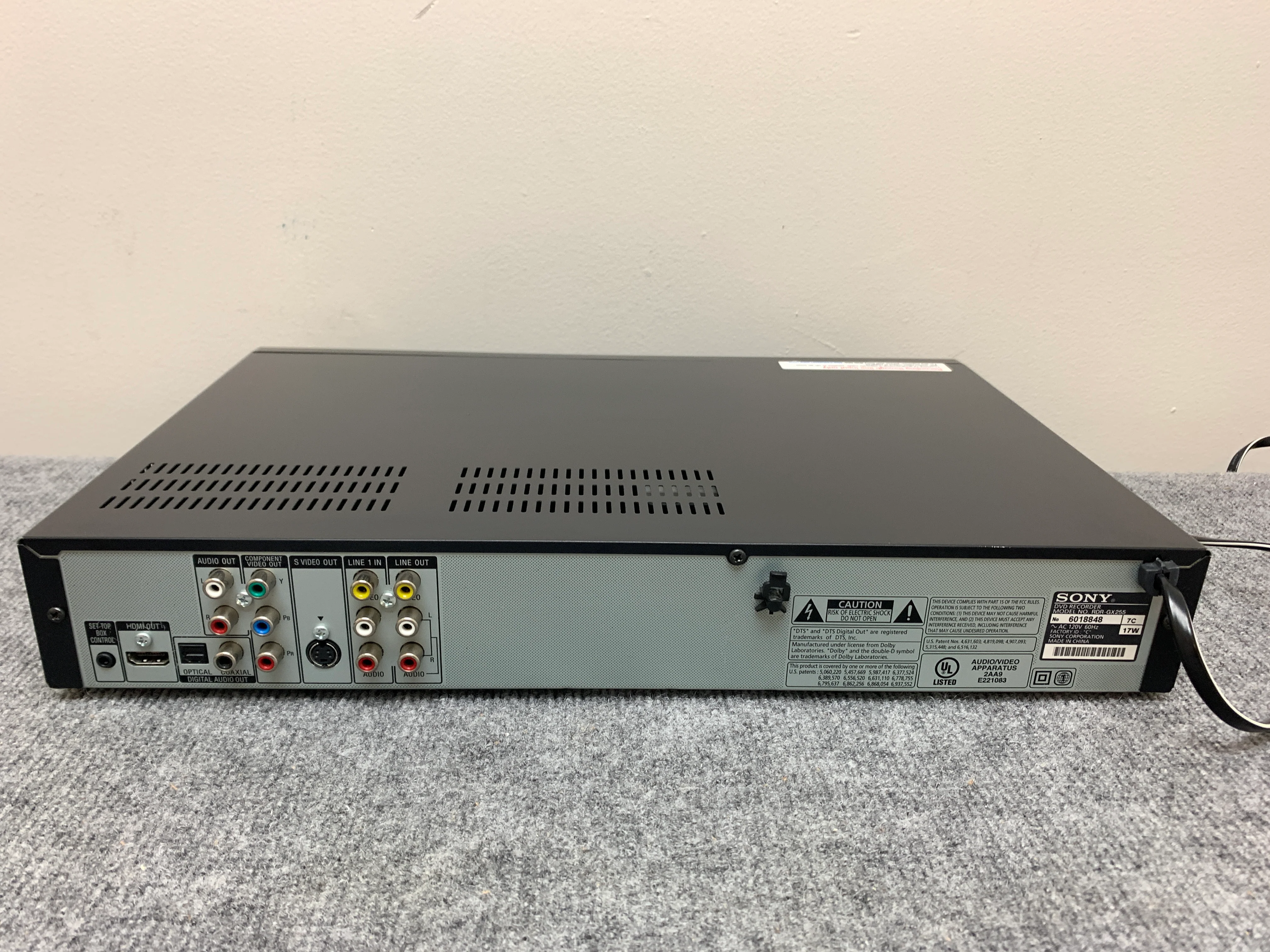 Sony RDR-GX255 DVD Recorder * Remote Control - Image 10