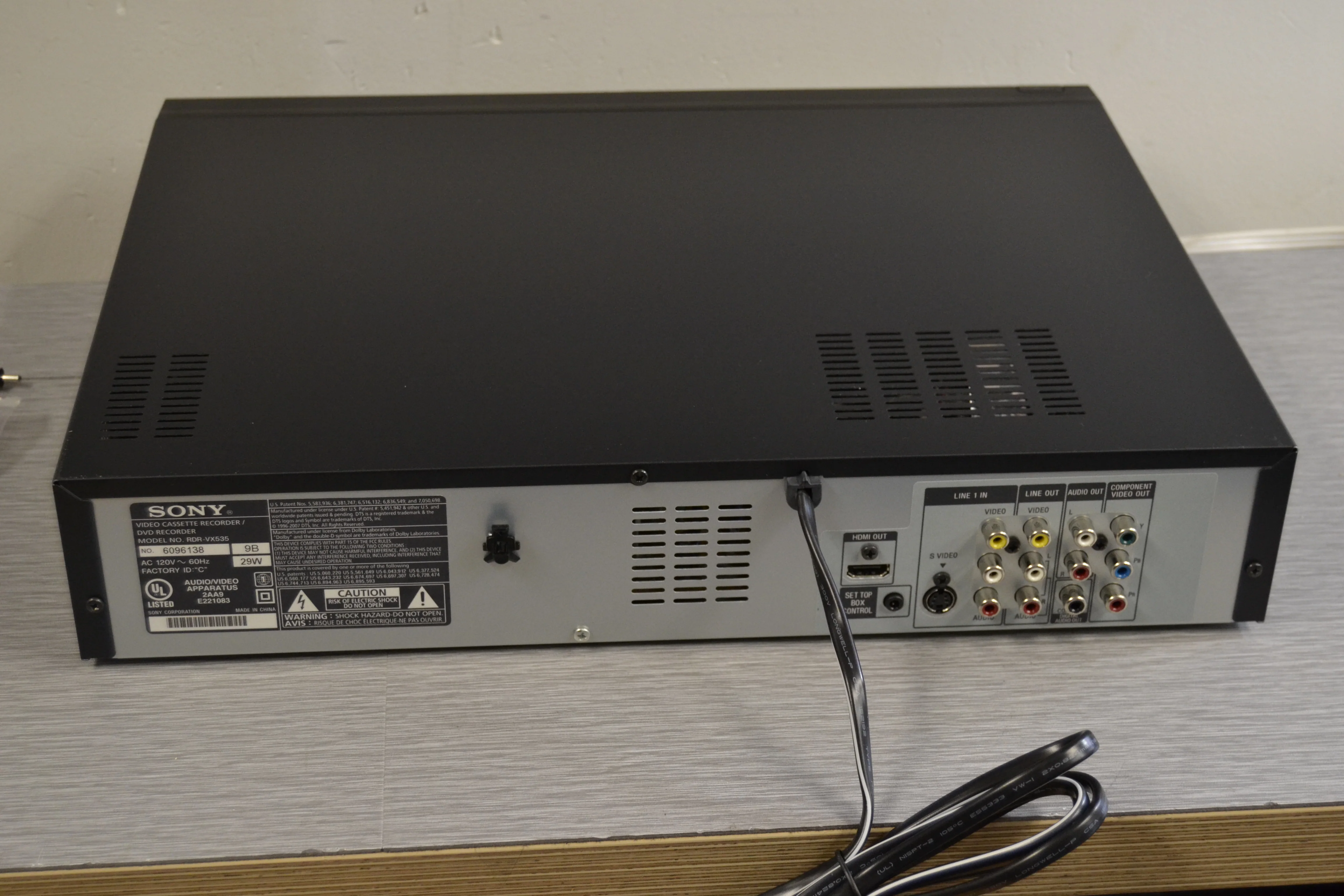 Sony RDR-VX535 VHS/DVD Recorder * New Open Box * HDMI - Image 13