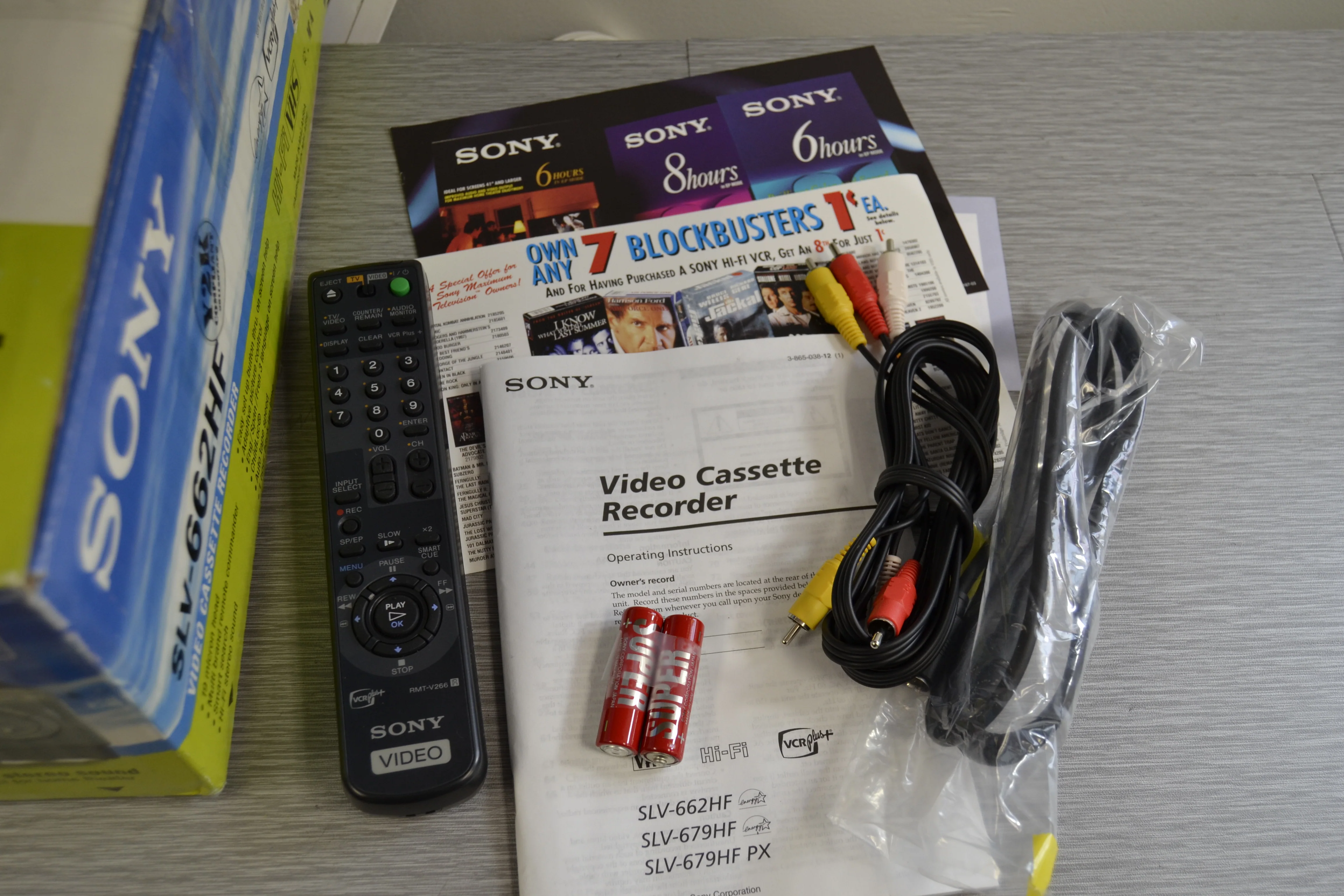 Sony SLV-662HF Video Cassette Recorder Hi-Fi VHS - New Open Box - Image 5