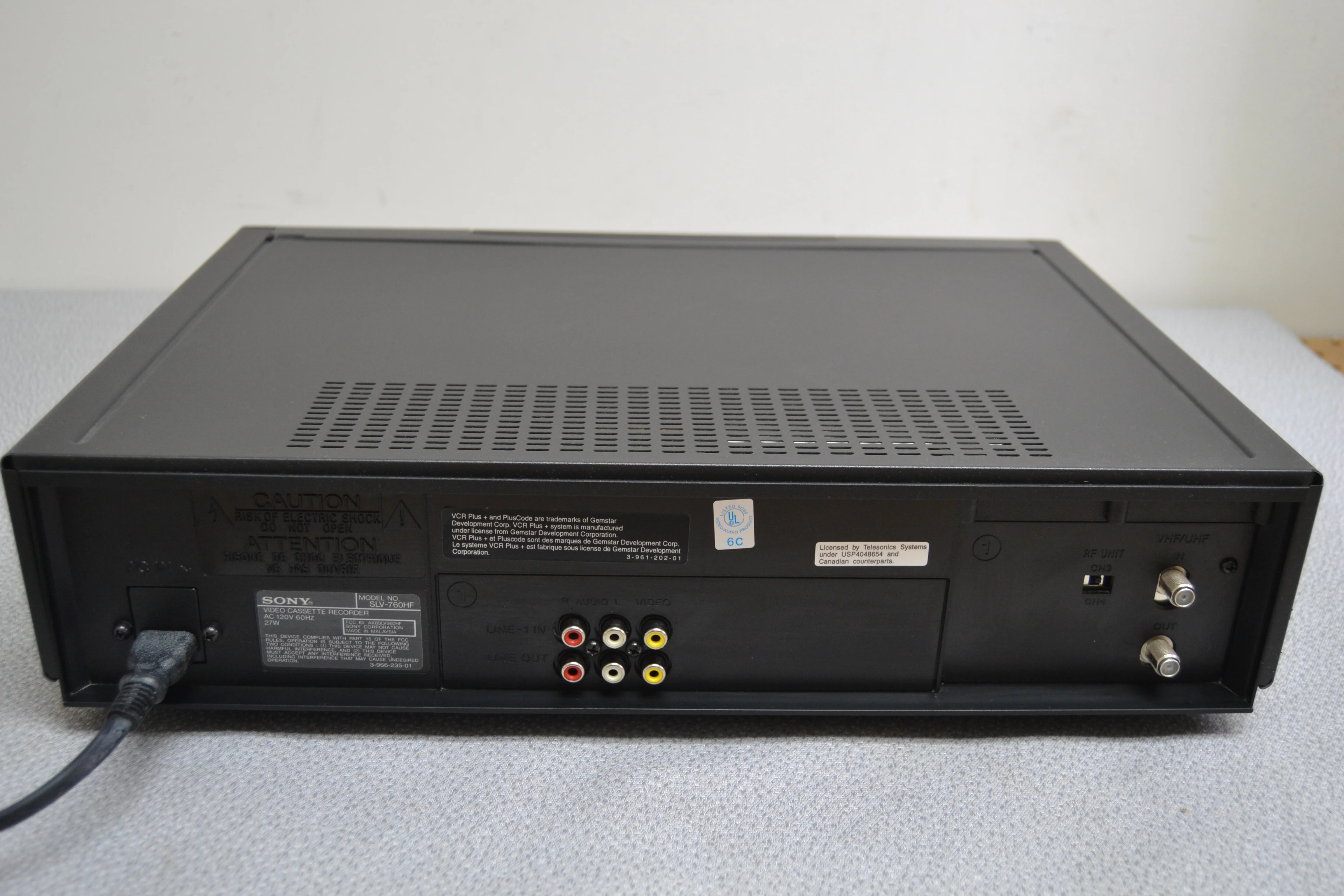 Sony SLV-760HF HiFi Video Cassette Recorder * Remote Control * - Image 11